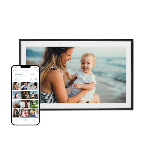 Skylight 15 Inch WiFi Digital Picture Frame - Touch Screen Display, Upload Photos from Phone, Customizable Gift for Family & Friends - Perfect for Home Decor, Office Display, and Special Occasions (Black)