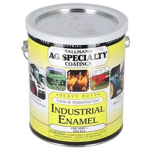 Authentic Minneapolis Moline Red Tractor Paint - 1 Gallon for Farm Equipment Restoration & Touch-Ups | Durable Enamel for Tractors, Implements & Vintage Machinery