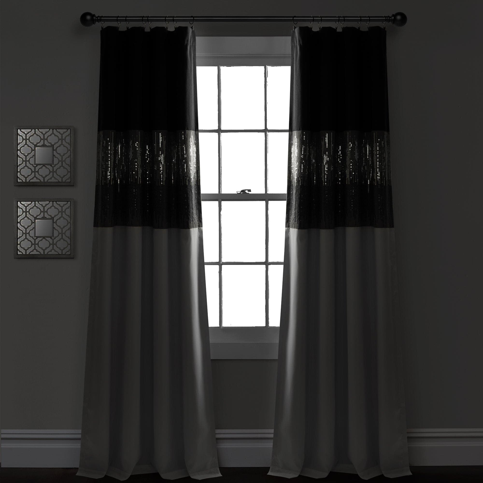 Night Sky 100% Blackout Window Curtain Panel - Thermal Insulated Room Darkening Drapes for Bedroom, Nursery & Home Theater - Blocks Light & Noise for Better Sleep