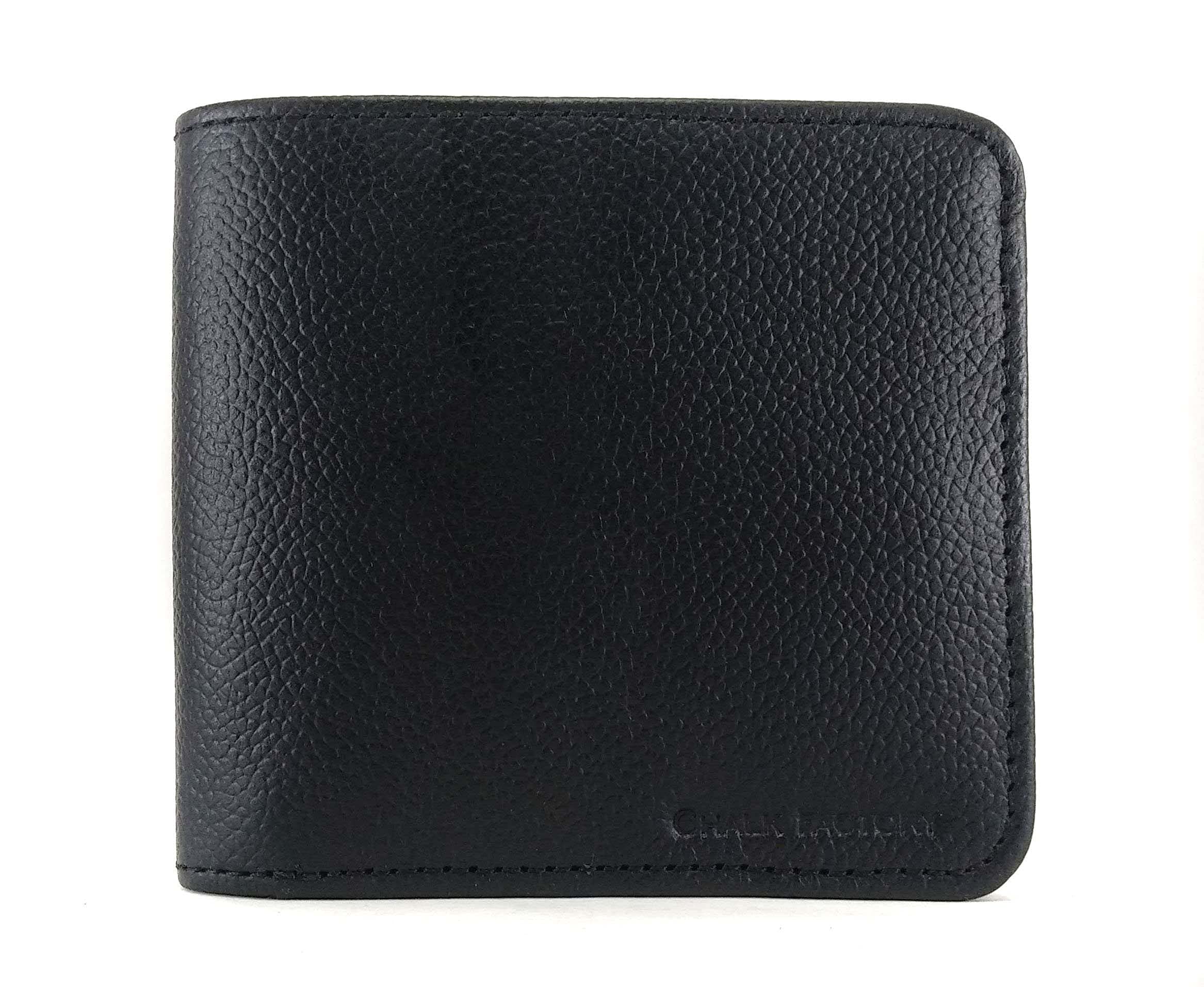 Genuine Leather Buttoned Wallet with Multiple Card Slots - Slim RFID Blocking Bifold Wallet for Men & Women - Perfect for Travel, Business & Everyday Use