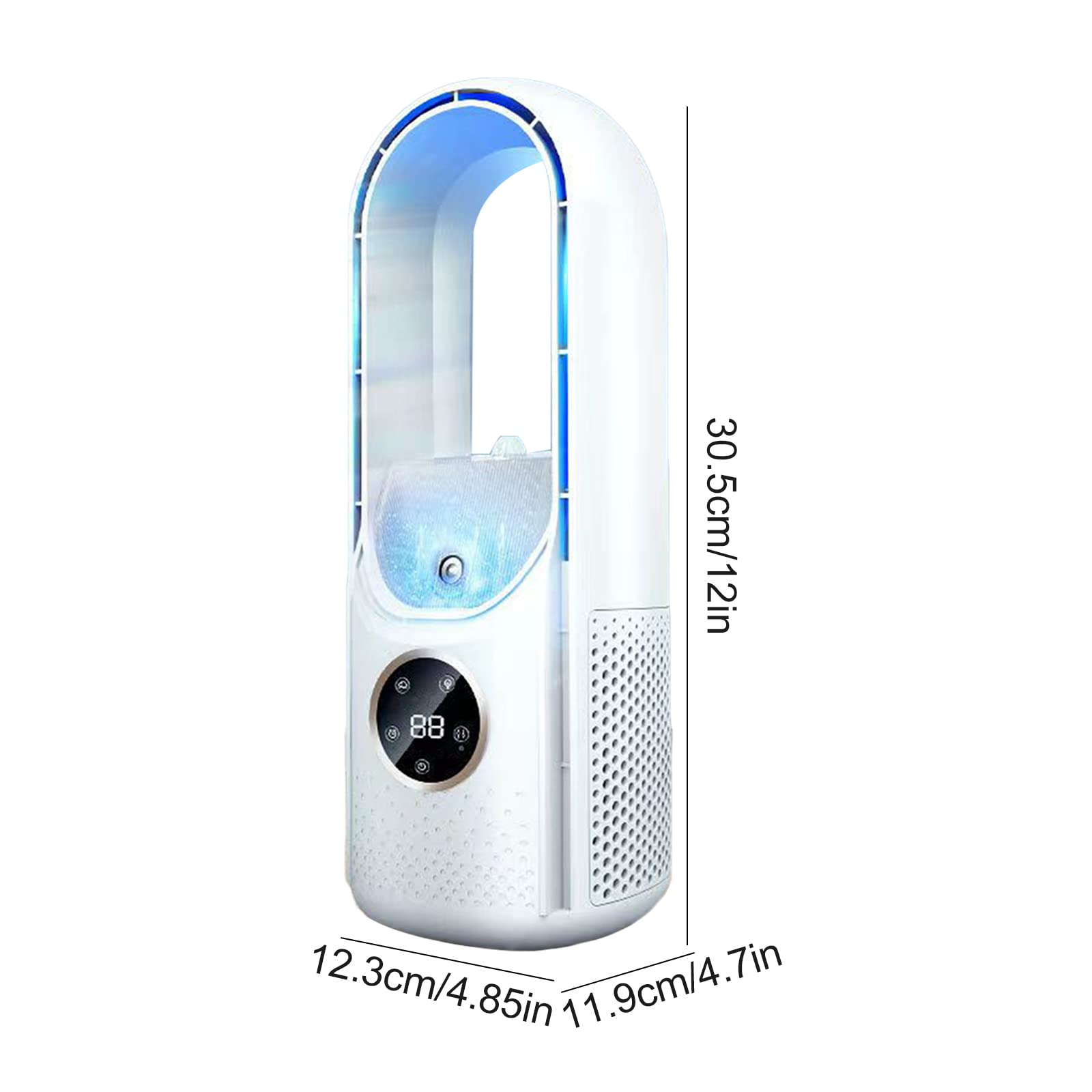 Portable Air Conditioner Fan - 6 Speeds for Room, Office & Dorm Cooling
