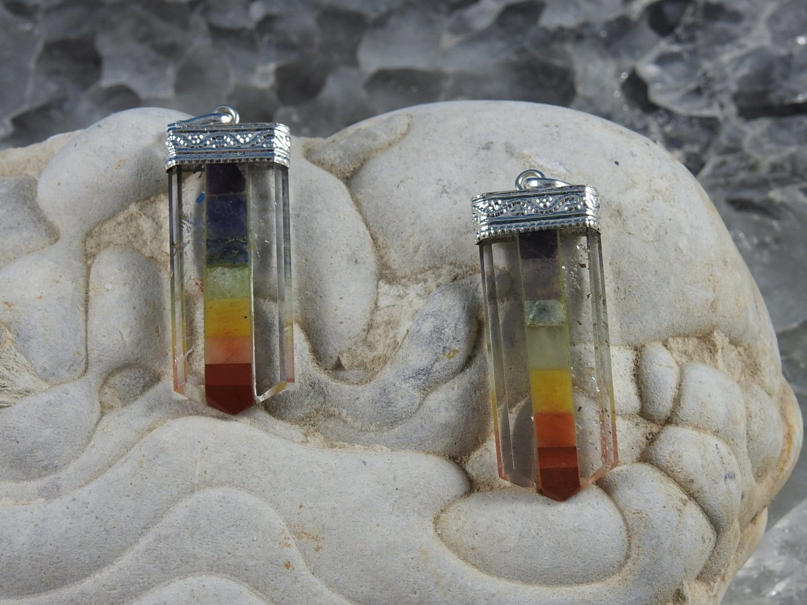 Natural Clear Quartz Chakra Healing Pendant Necklace for Meditation, Energy Balance & Spiritual Growth | Perfect for Yoga, Reiki & Holistic Wellness