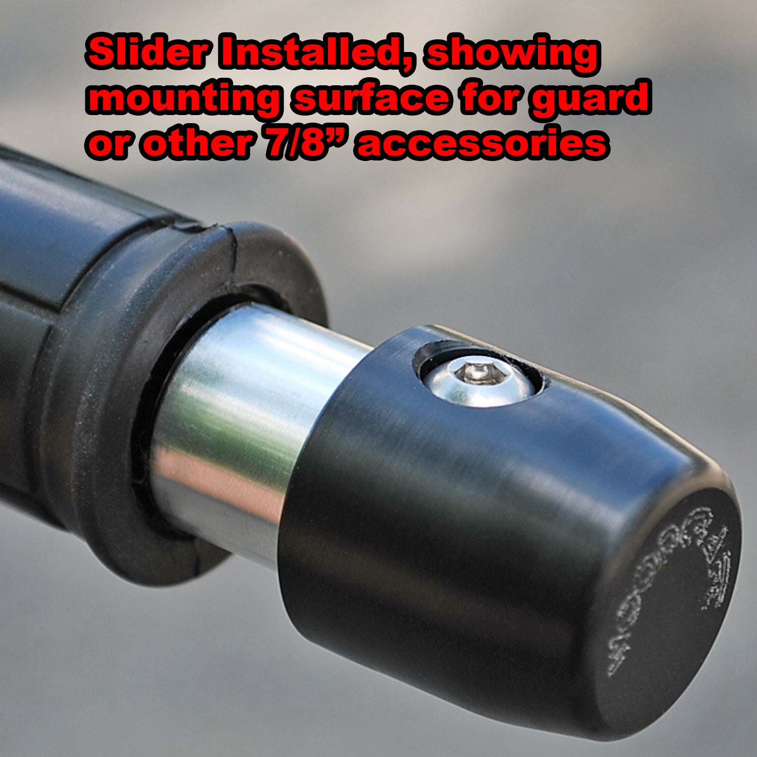 Suzuki GSXR SV & Kawasaki Z125 OEM Handlebars 16 2299 - Bar End Slider with Guard Mount (Single Side) - Perfect for Motorcycle Racing & Street Riding Protection