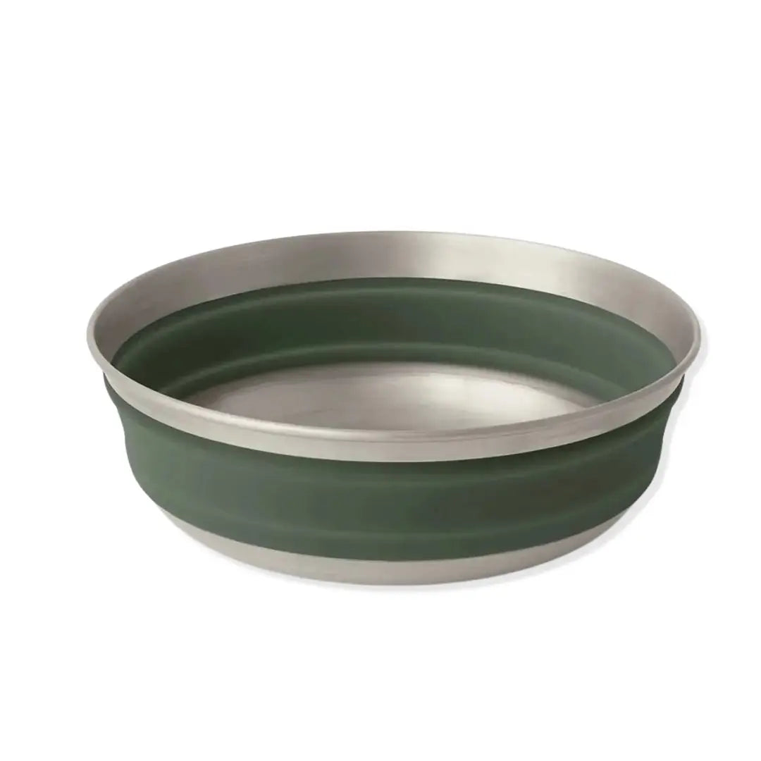 Sea To Summit Detour Stainless Steel Collapsible Bowl - Medium Camping Cookware for Backpacking, Hiking & Outdoor Adventures