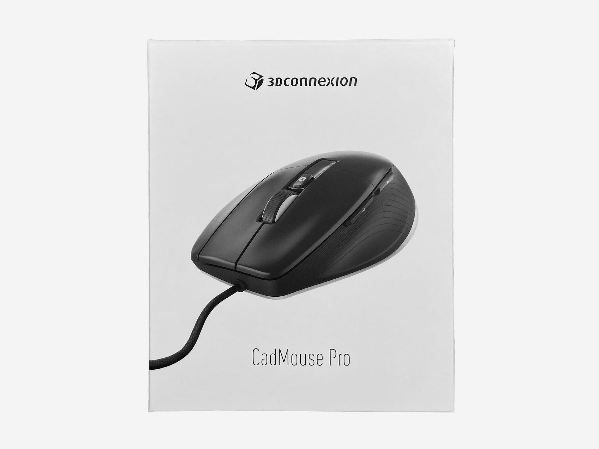 3Dconnexion CadMouse Pro - Ergonomic Optical USB Mouse for CAD Designers (Right-Handed, Black) | Perfect for 3D Modeling, Engineering & Architectural Design Workstations