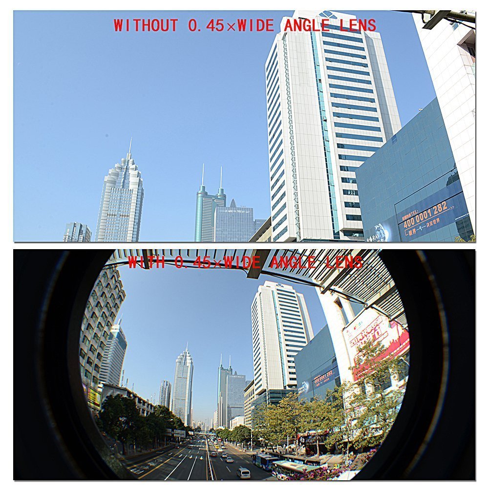 Canon Vixia HF R80/R82/R800/R70/R72/R700/R30/R32/HFM40/HFM41/HFM50/HFM52/HFM400/HFM500 Camcorder Lens Kit - 43mm 2.2X Telephoto & 0.43X Wide Angle Lens with Macro for Professional Videography & Travel Filming