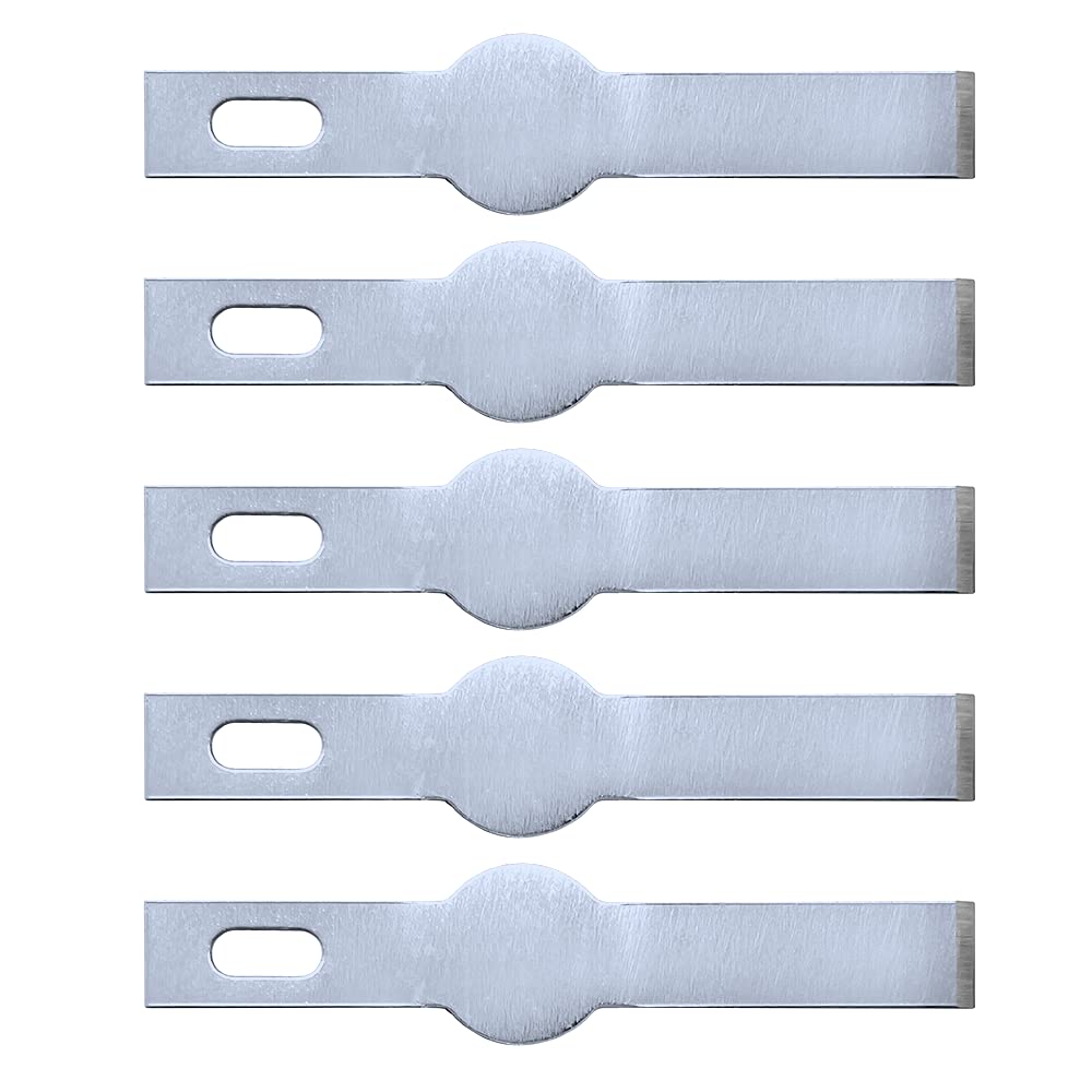Precision Hobby Blades - SMB #17 Chisel Set (5/10/25/100/300/1000 pcs) for Woodworking, Leather Craft & Model Making - Ultra Sharp Craft Knife Blades for DIY Projects