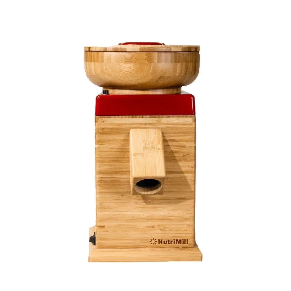 NutriMill Harvest Stone Grain Mill - Electric Flour Grinder for Whole Wheat, Grains & Seeds - Perfect for Home Baking, Bread Making & Healthy Cooking