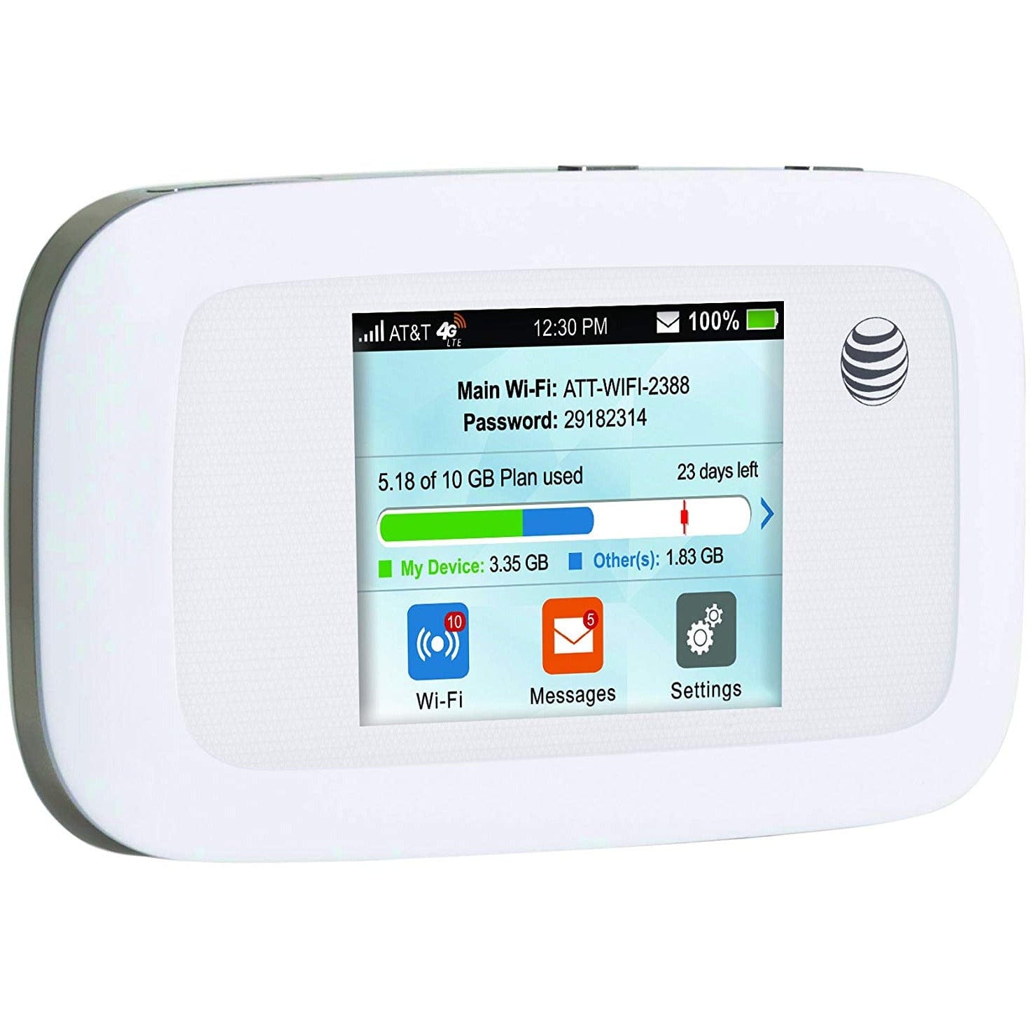 AT&T Velocity 4G LTE Mobile WiFi Hotspot - Portable Wireless Router for Travel, Remote Work & Home Internet | Fast Connectivity Anywhere