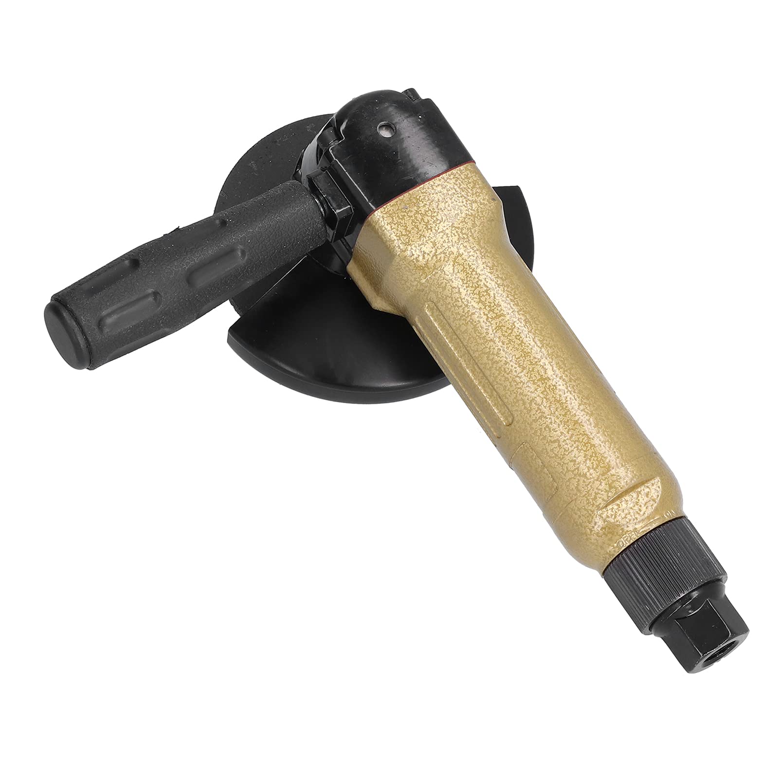 Lightweight Portable Angle Grinder - 1/4in Air Intake, 11000 RPM with Grinding Wheel for Sanding & Polishing (Gold) - Perfect for Metalworking, Wood Carving & DIY Home Projects