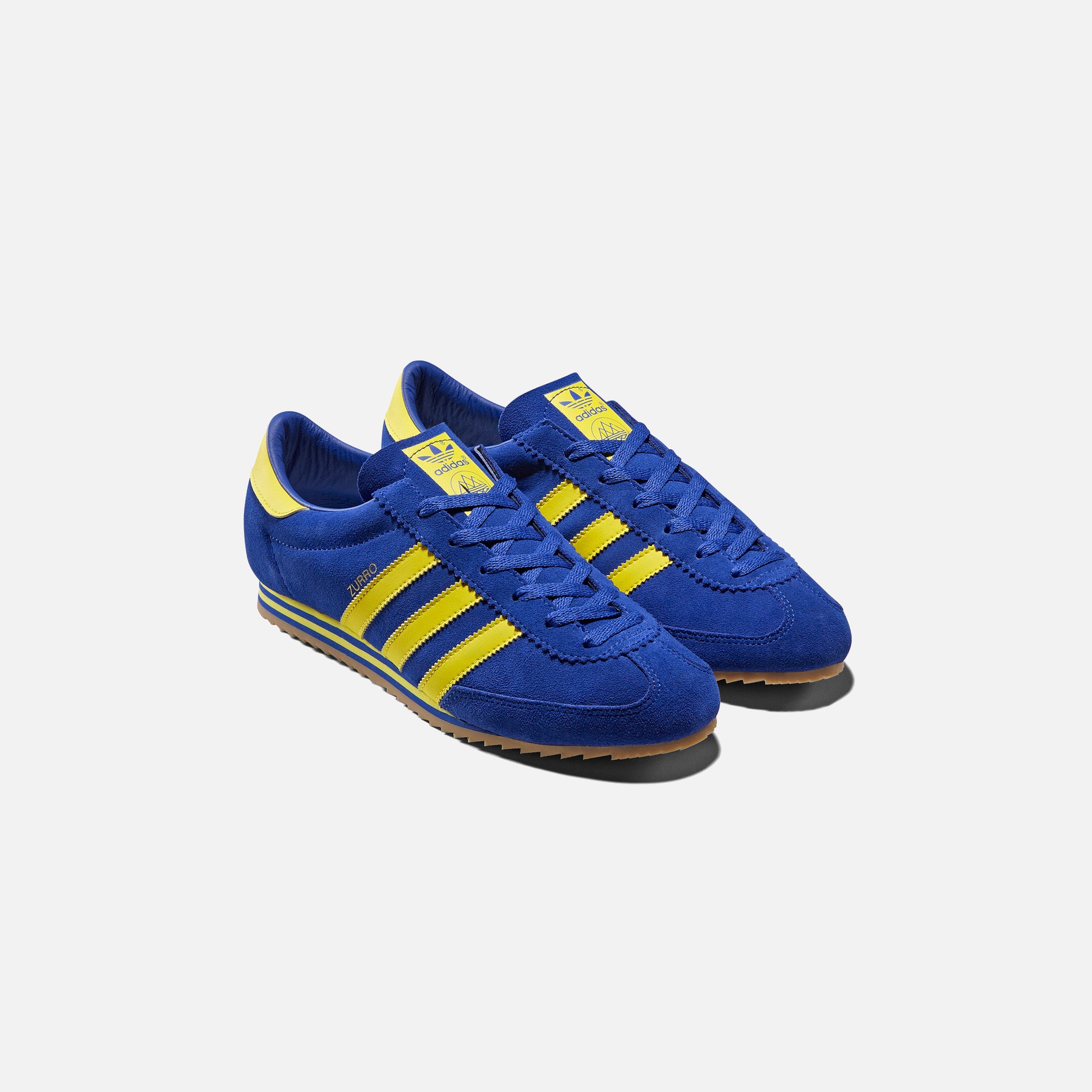 adidas Consortium Zurro SPZL Sneakers - Bold Blue & Bright Yellow | Limited Edition Streetwear Shoes for Men | Perfect for Casual Wear & Urban Fashion