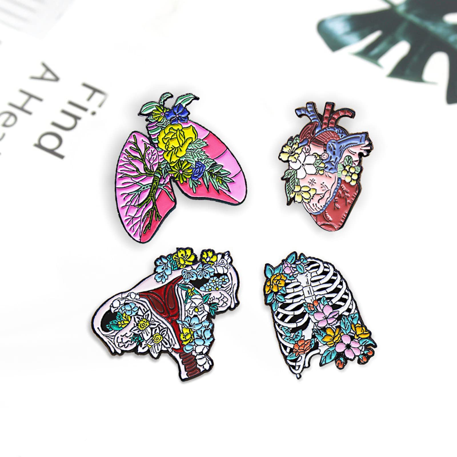 Uterus Brooch Pin - Medical Ovaries Enamel Lapel Pin for Nurses & Doctors - Uterine Medicine Jewelry Gift for Women, Medical Students & Graduation - Perfect for Nursing School, Clinical Practice & Healthcare Appreciation