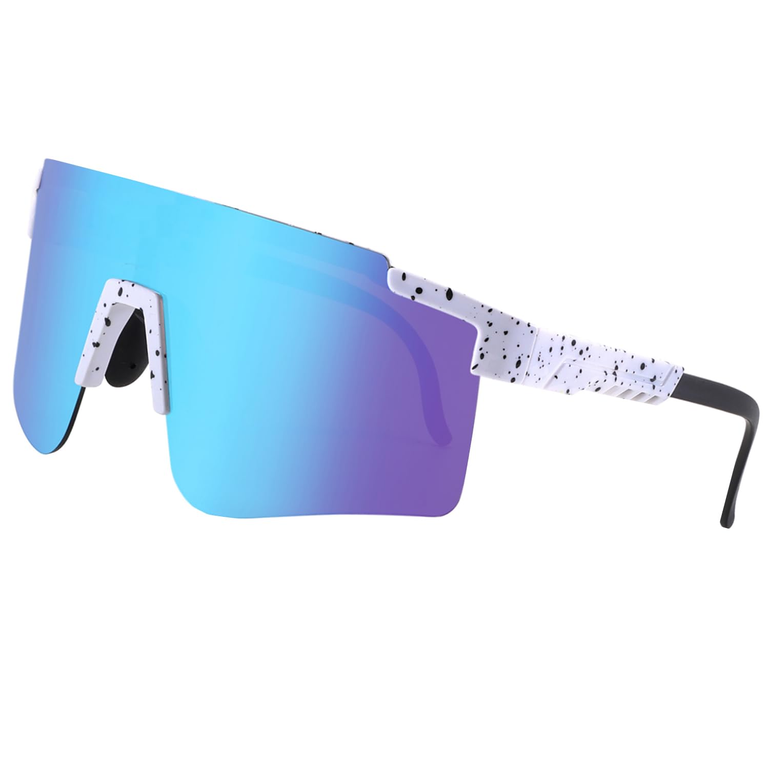 Polarized Sports Sunglasses for Men & Women - UV400 Protection TR90 Frame Baseball Running Cycling Glasses - Perfect for Outdoor Activities, Driving, Fishing and Beach