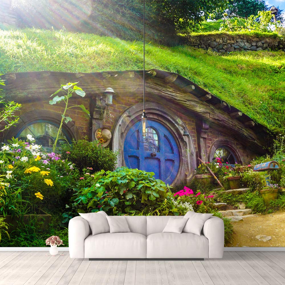 IDEA4WALL Fantasy View Mystery Collage Removable Wallpaper - Peel and Stick Wall Mural (100x144 inches) for Bedroom Decor, Living Room, Nursery & Home Office