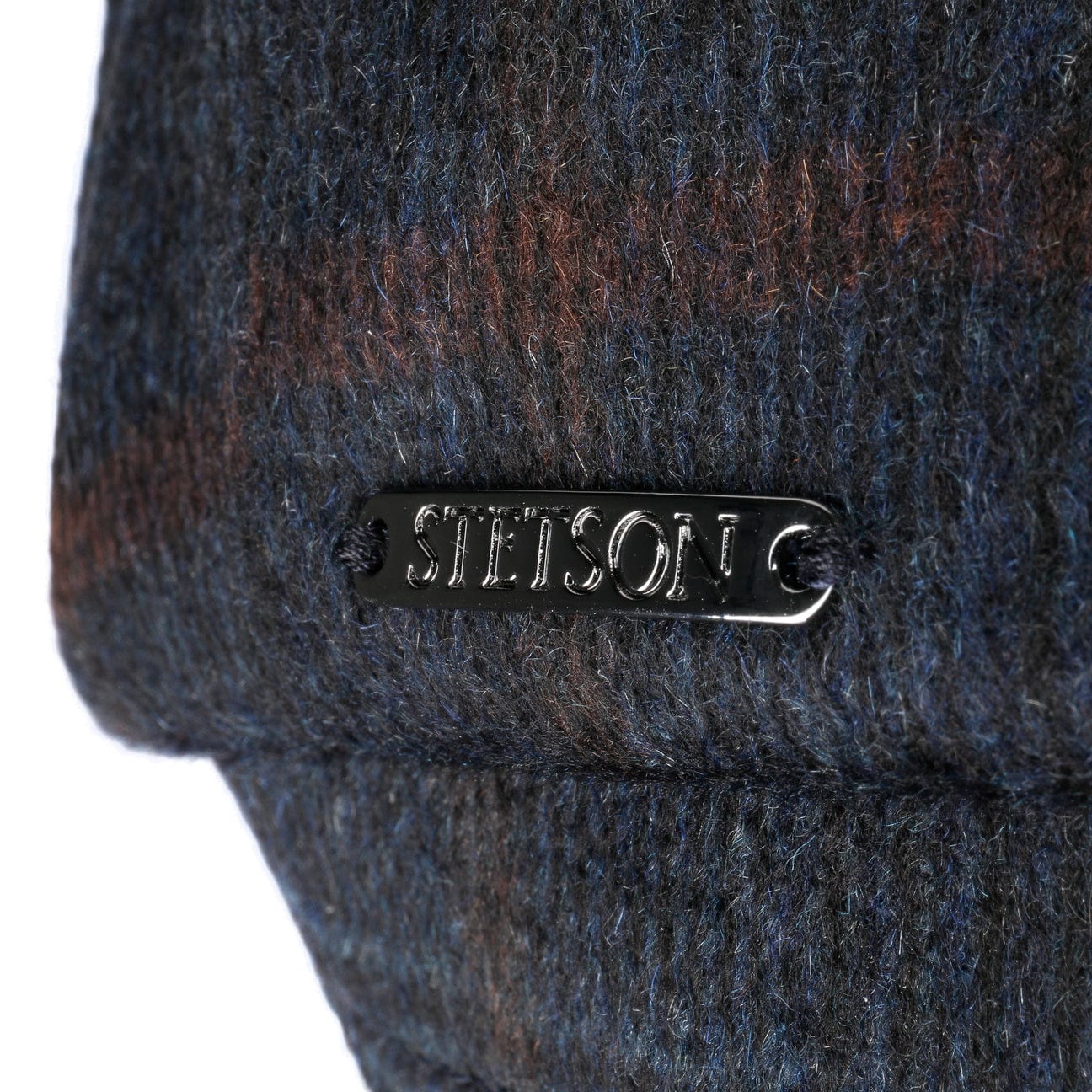 Stetson Hatteras Cashmere Check Newsboy Cap - Premium Wool Blend Flat Cap for Men, Winter Fashion Accessory | Perfect for Outdoor Activities, Casual Wear & Cold Weather