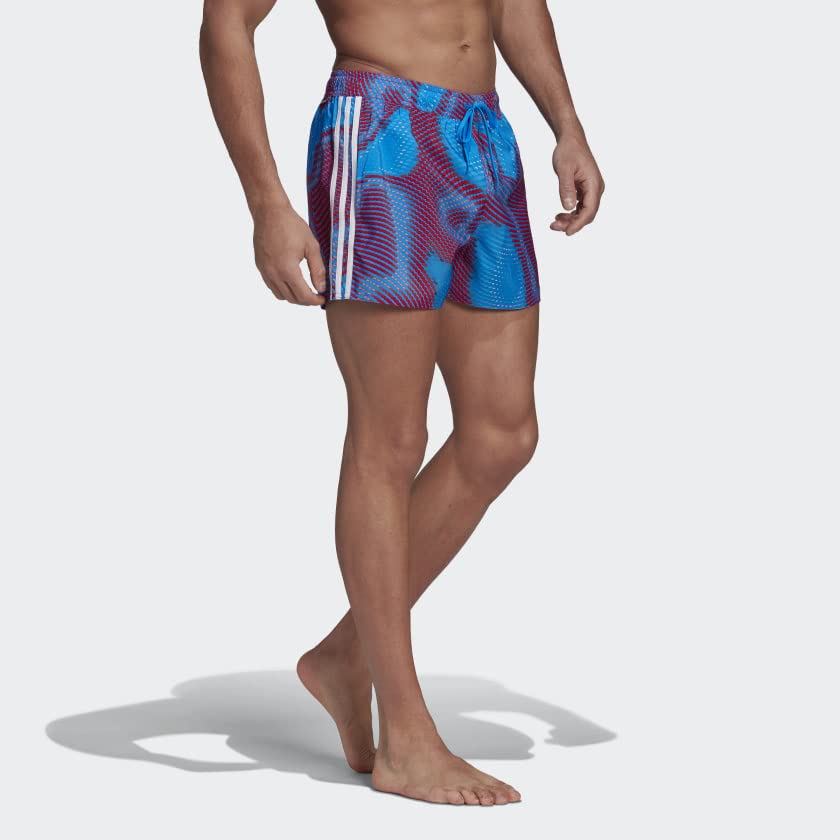 Adidas Men's Melbourne Graphic Swim Shorts - Quick-Dry, Comfortable Swim Trunks for Beach, Pool & Summer Activities