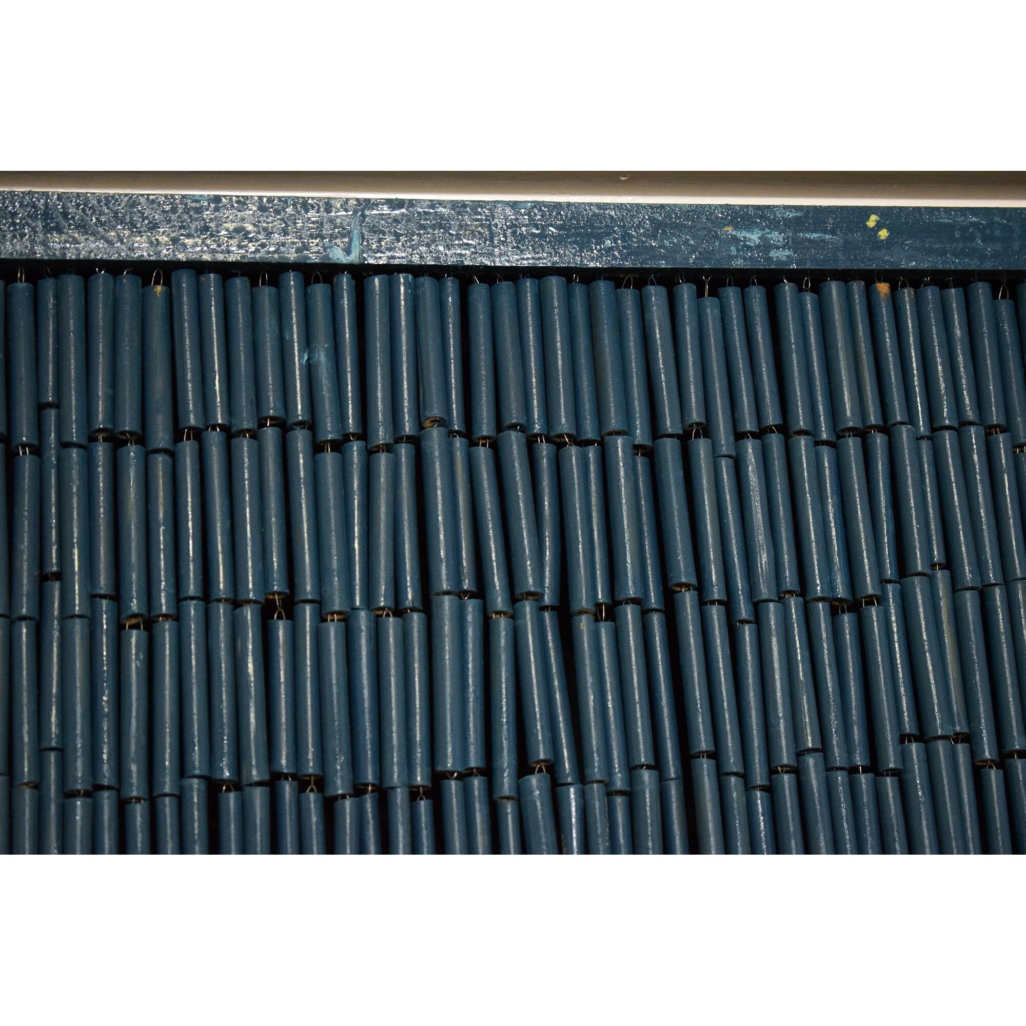 Bamboo 5296 Caribbean Palms Curtains - Natural Woven Window Shades for Beach House, Balcony & Tropical Home Decor