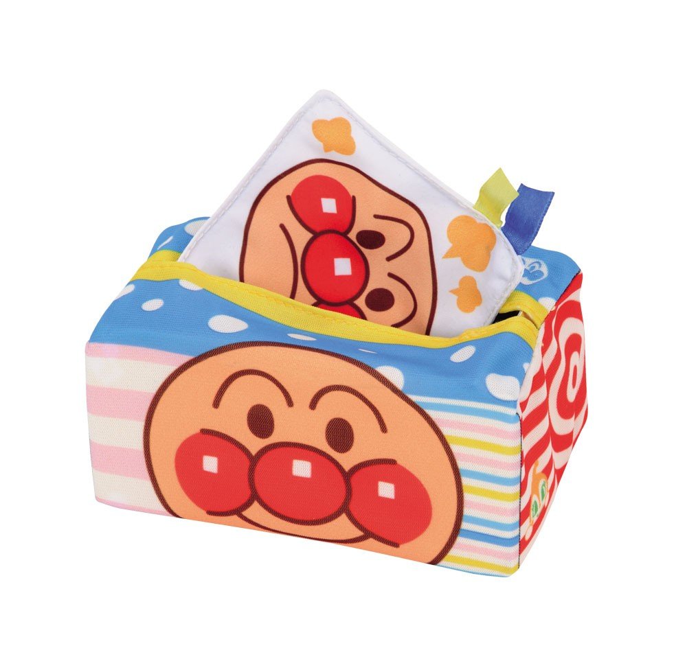 Bandai Anpanman Baby Tissue Box Toy - Fun & Interactive Tissue Dispenser for Toddlers (Japan Import) - Perfect for Playtime & Early Learning