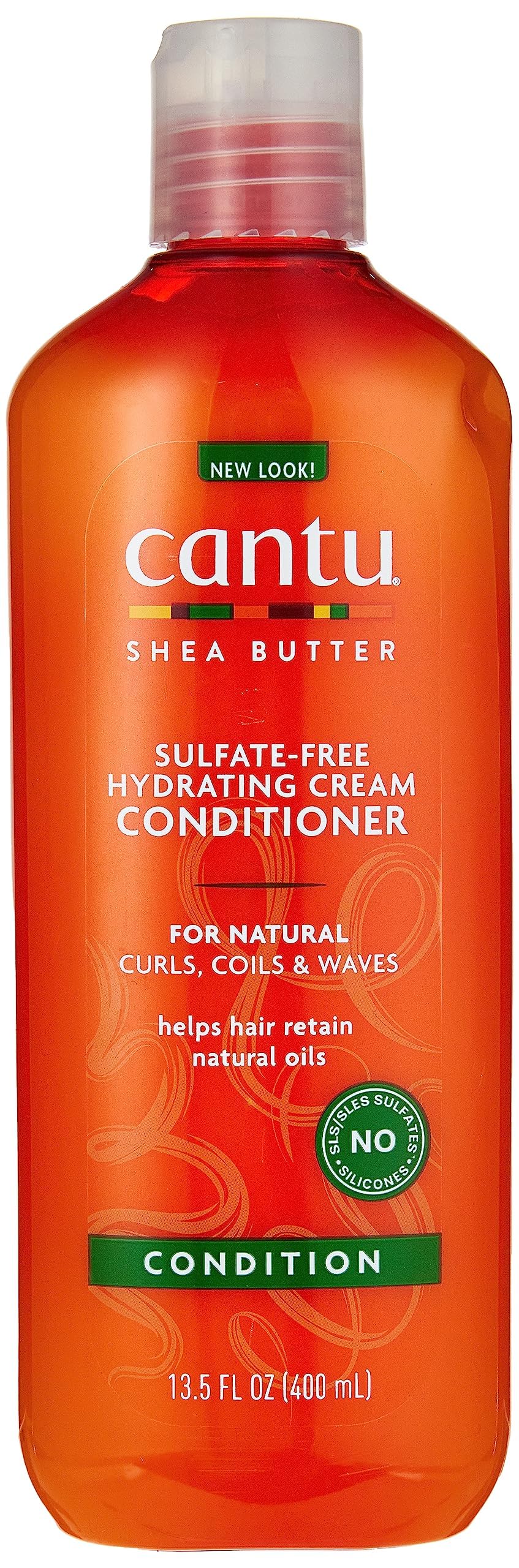 Cantu Sulfate-Free Hydrating Natural Hair Conditioner for Curly & Dry Hair - 13 fl oz (383 ml) Pack of 2 | Deep Moisturizing Treatment for Natural Hair Care | Perfect for Daily Use & Salon-Quality Results at Home