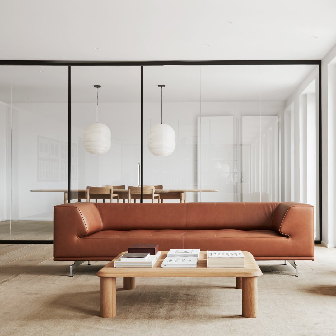 Erik Jørgensen Delphi Sofa - Premium Scandinavian Modern Lounge Chair for Living Room, Office & Waiting Area - Elegant Comfort Furniture for Home & Commercial Spaces