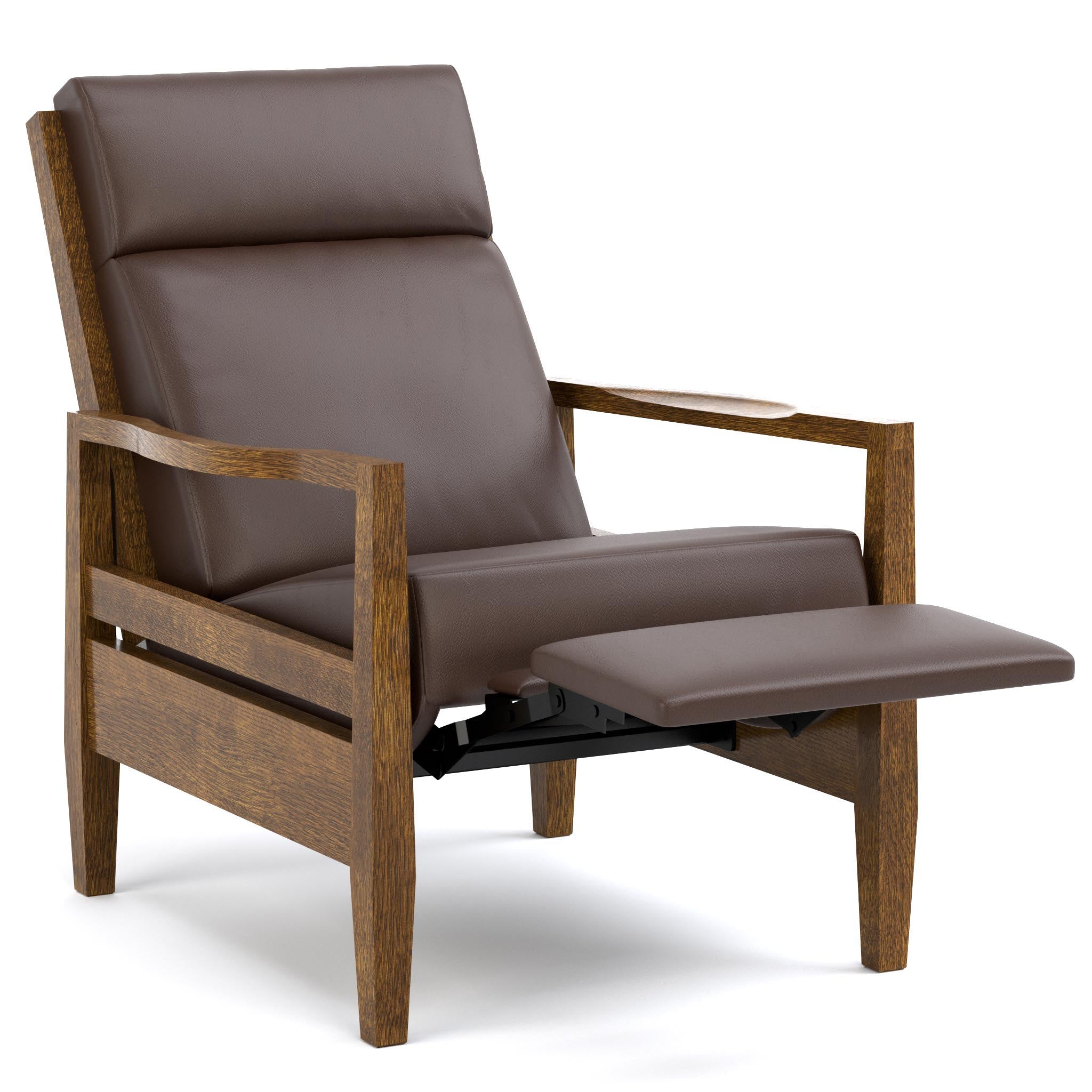 Surrey Hills Recliner Chair - Premium Comfort Leather Reclining Sofa for Living Room | Perfect for Relaxing, Watching TV & Napping