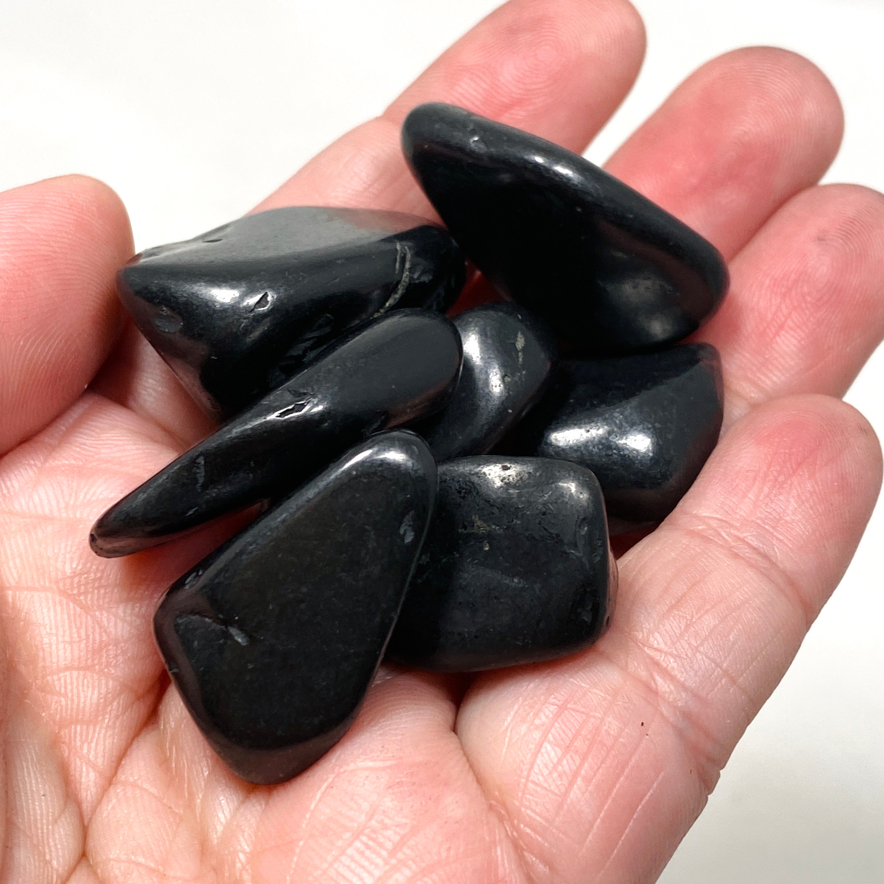 Shungite Tumbled Stones - Natural EMF Protection & Healing Crystals for Home, Office & Meditation - Purify Water & Enhance Energy