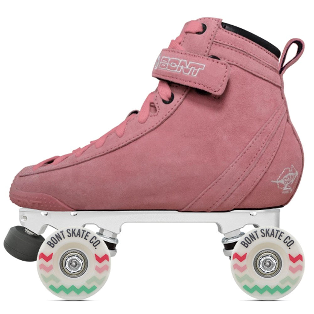 Bont Parkstar Tracer Pastel Glide Quad Roller Skates for Women & Men - Outdoor & Indoor Skating, Rink, Park, Derby & Fitness Use
