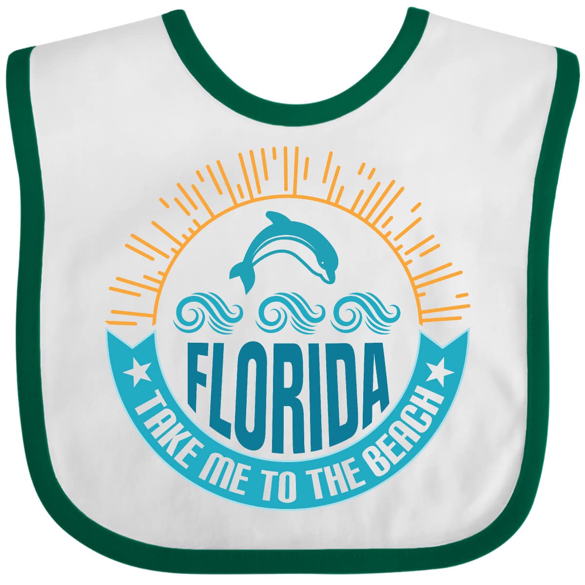 Inktastic Florida Vacation Baby Bib - 