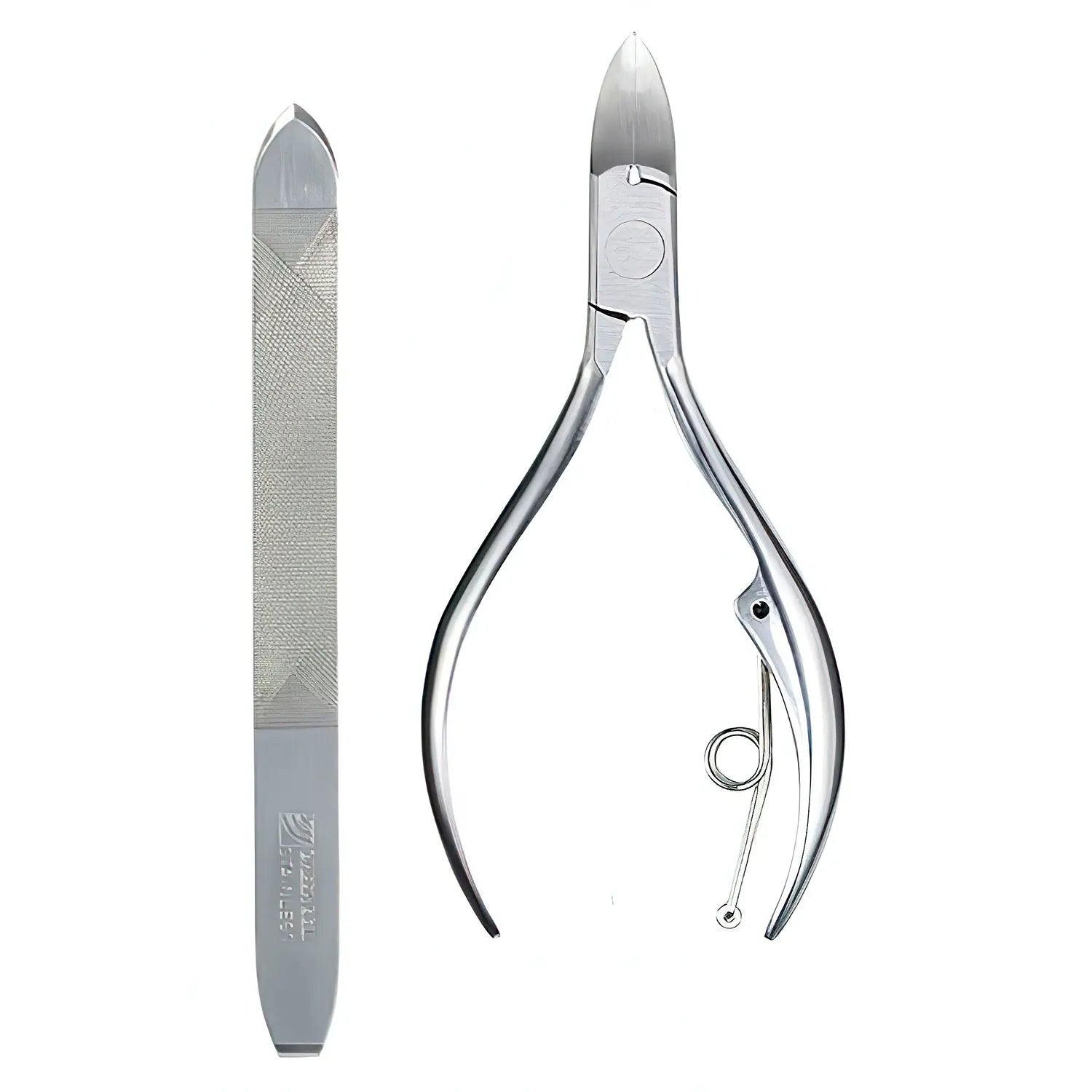 Premium Stainless Steel Nail Clipper & Nail File Set - Professional Manicure Pedicure Kit for Home Salon & Travel Grooming Essentials