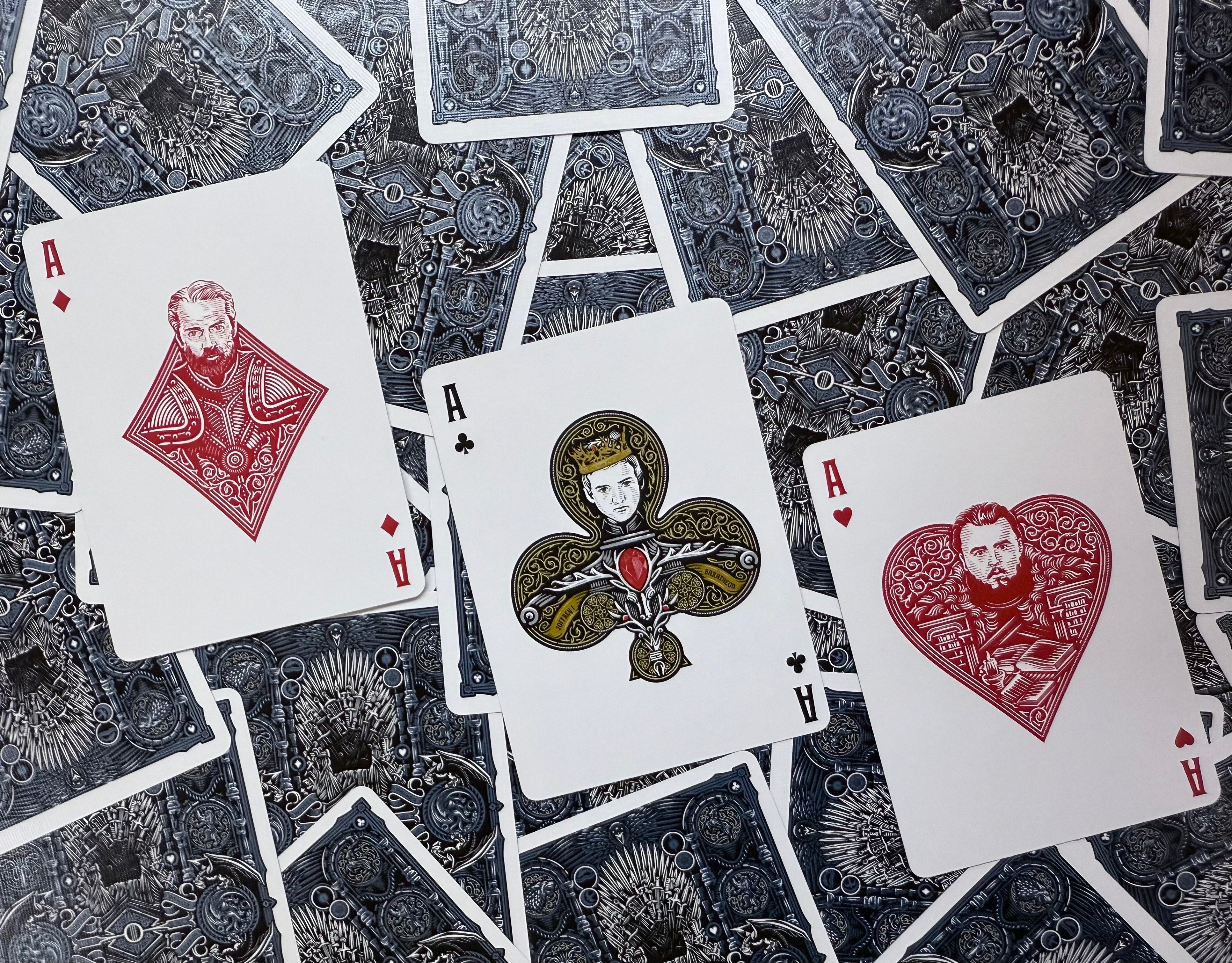 Premium GOT Playing Cards - Official Game of Thrones Themed Deck for Collectors & Fans | Perfect for Game Nights, Gifts, and Themed Parties