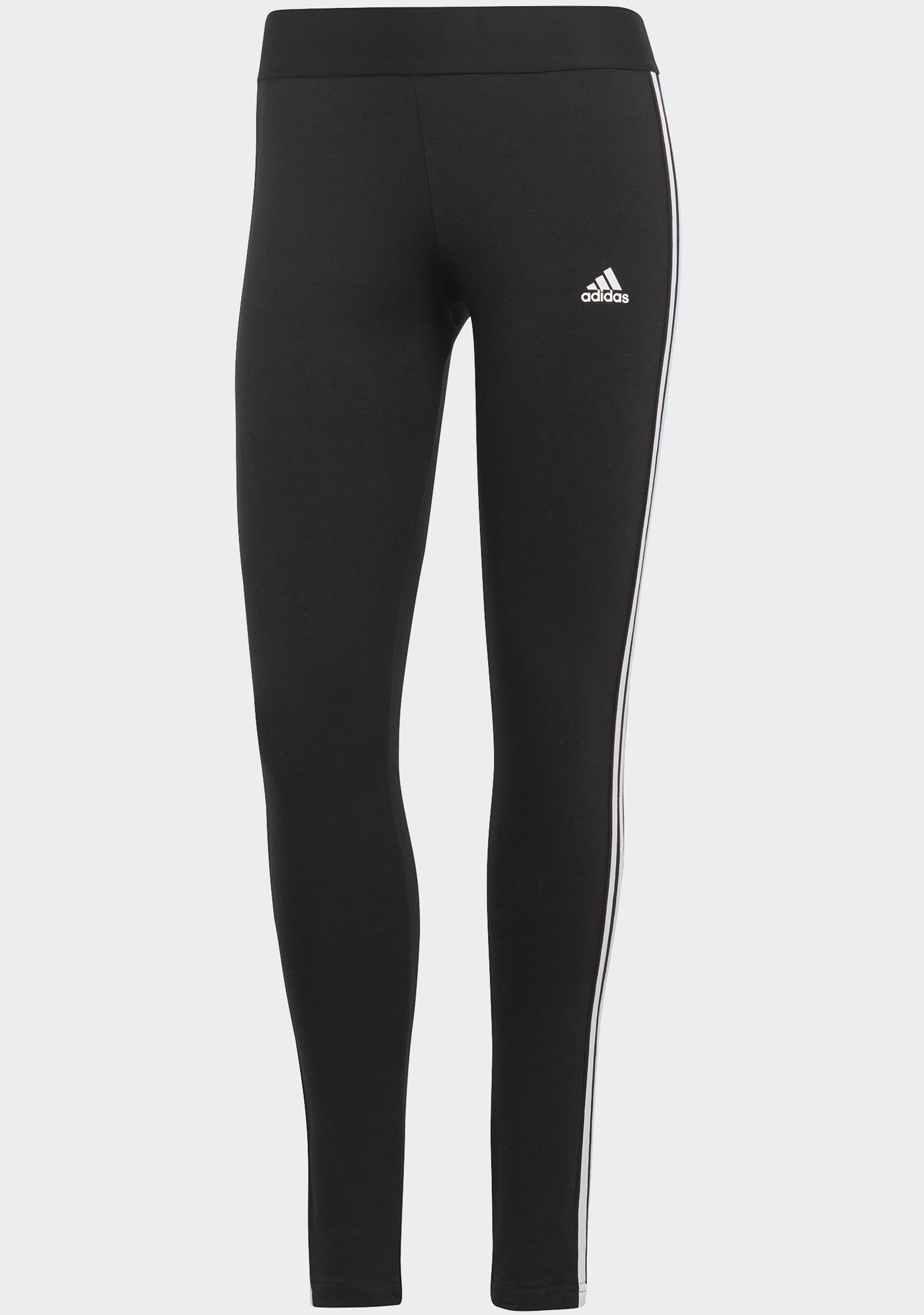 Adidas Women's 3 Stripes Yoga Leggings - High Waisted Workout Pants for Running, Gym & Lounge Wear