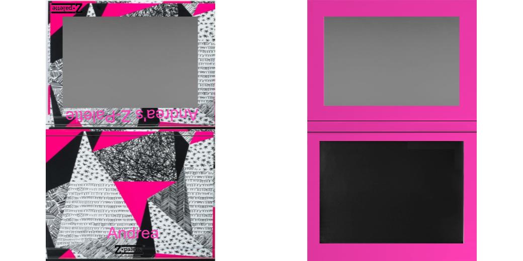 Custom Extra Large Z Palette - Magnetic Makeup Palette for Eyeshadows & Blush - Perfect for Professional Artists & Travel Makeup Organizer
