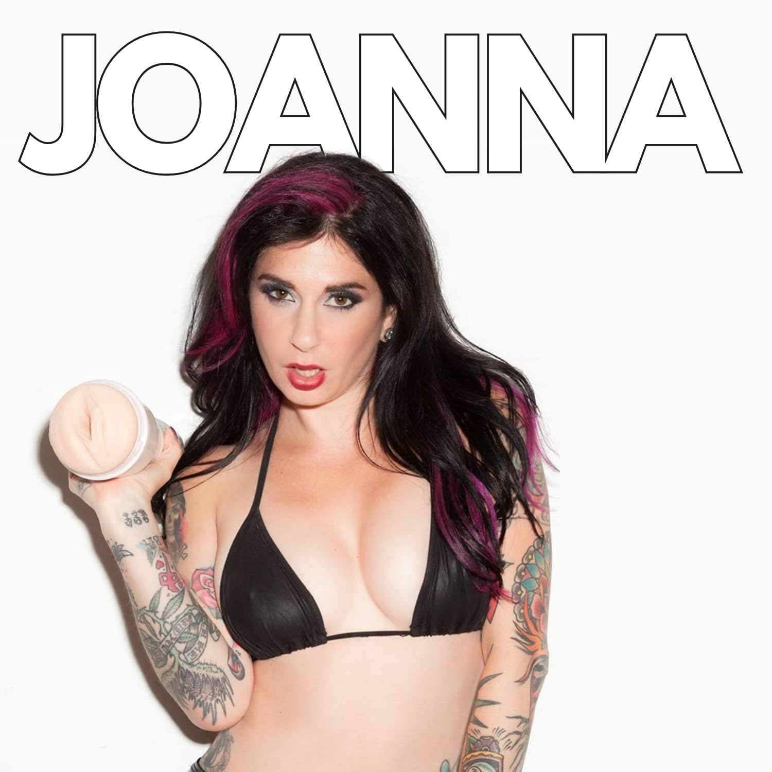 Joanna Angel Misfit Fleshlight - Realistic Pocket Pussy Sex Toy for Men | Alternative Porn Star Design | Discreet Solo Pleasure & Adult Fantasy Play