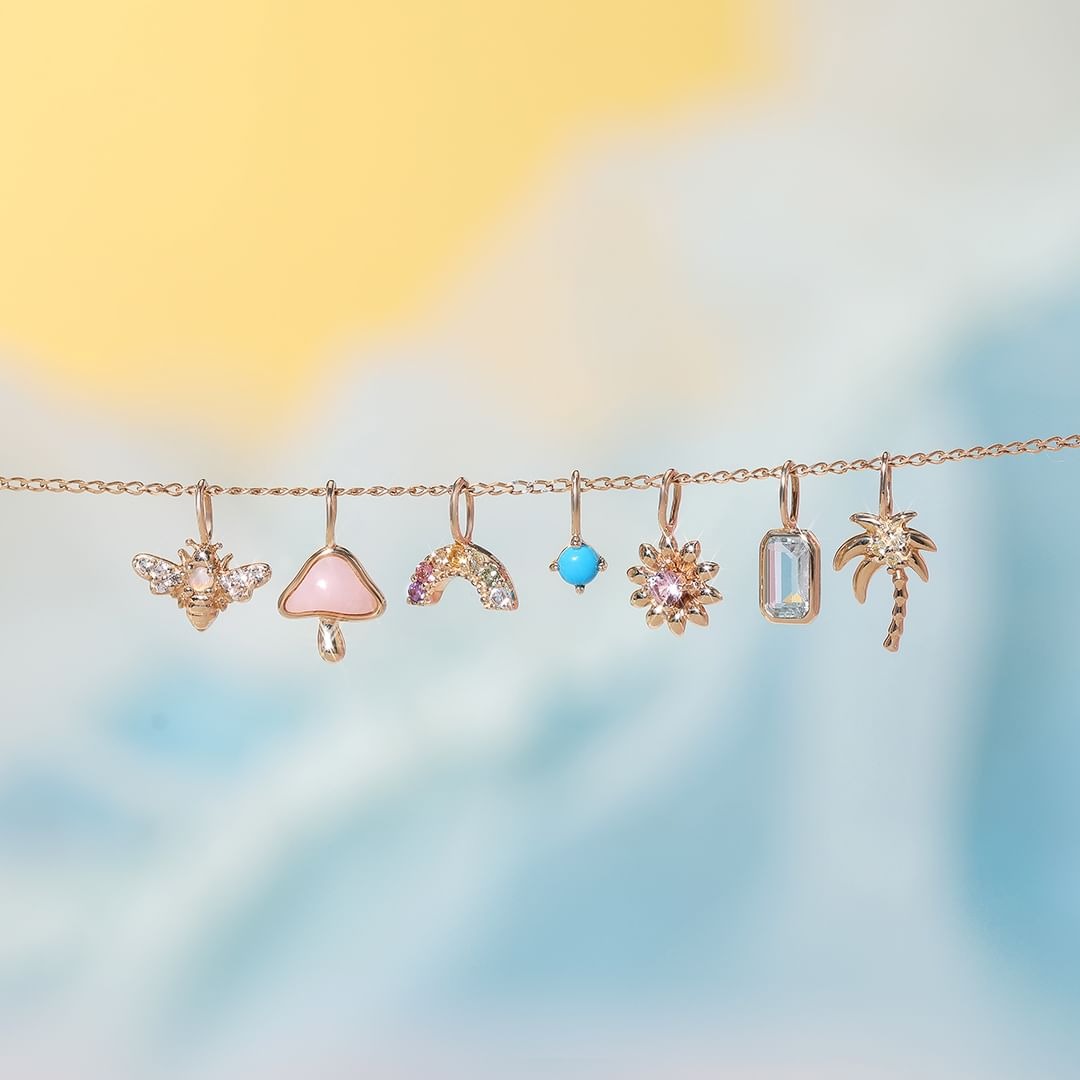 14K Yellow Gold Blue Topaz Bezel Charm Pendant - Elegant Jewelry Gift for Women, Perfect for Birthdays, Anniversaries & Special Occasions