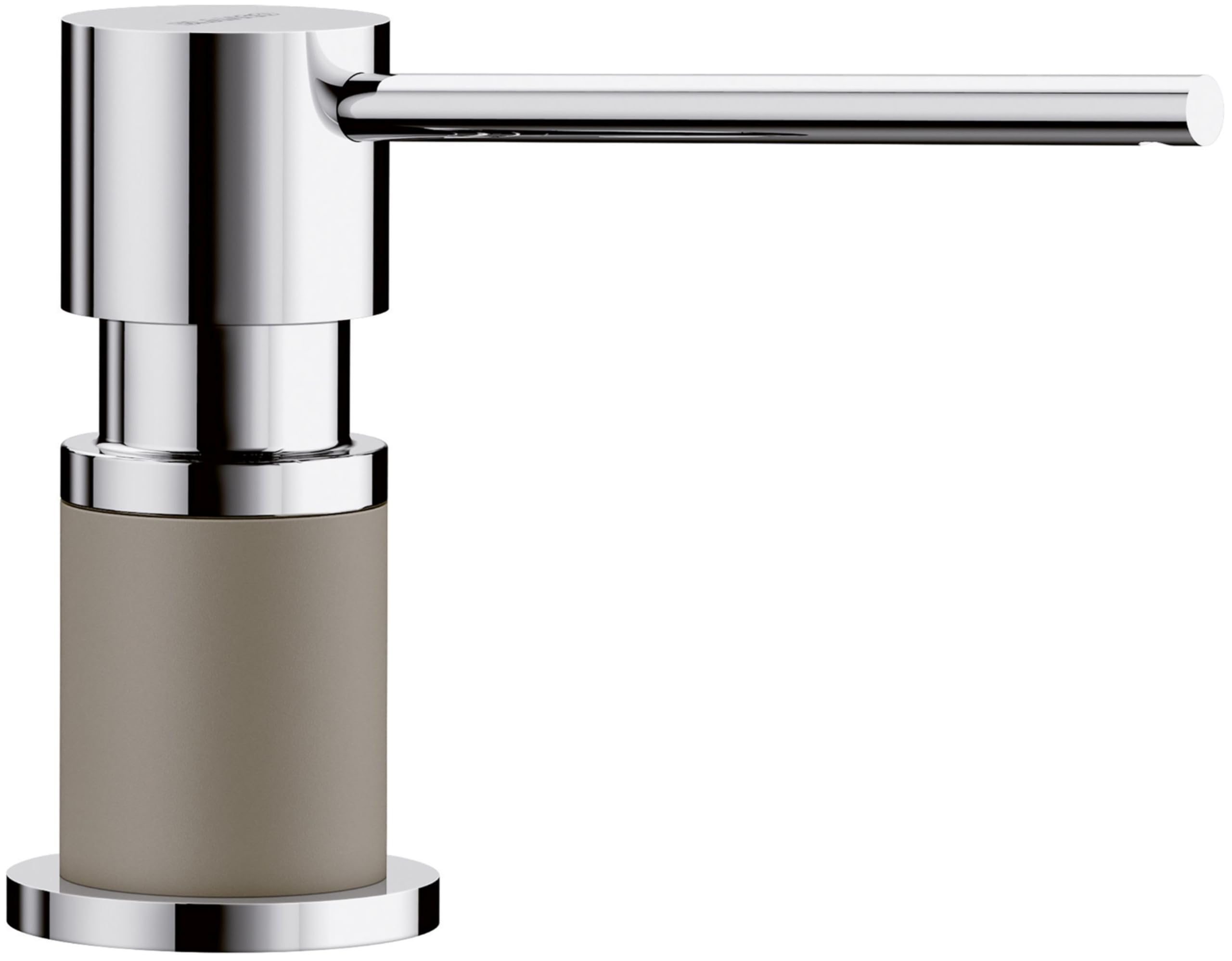 BLANCO LATO 10 oz Kitchen Soap Dispenser - Premium Stainless Steel Touchless Hand Soap Pump for Modern Home & Restaurant Use