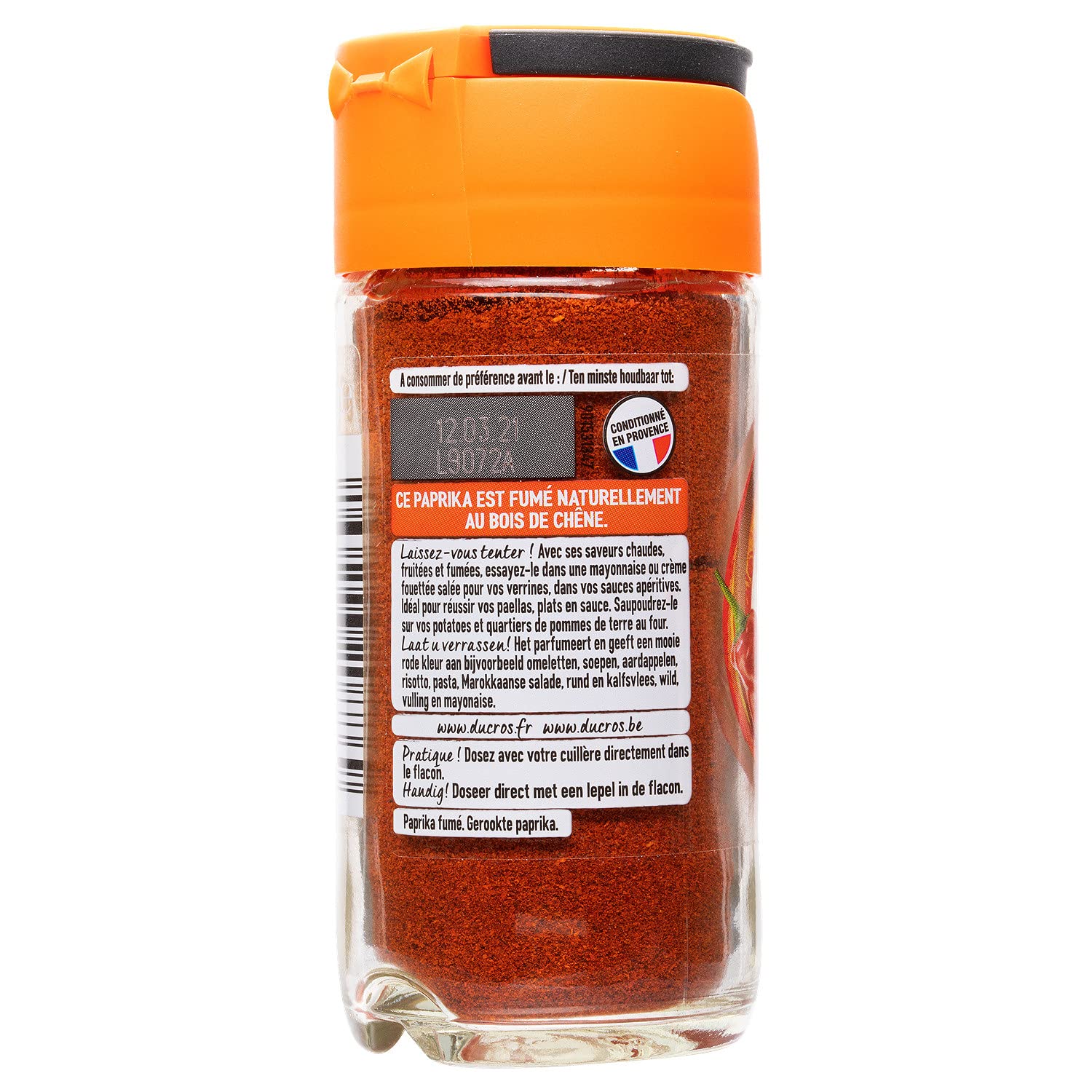 DUCROS Smoked Paprika 40g - Premium Spanish Spice for BBQ, Grilling & Gourmet Cooking