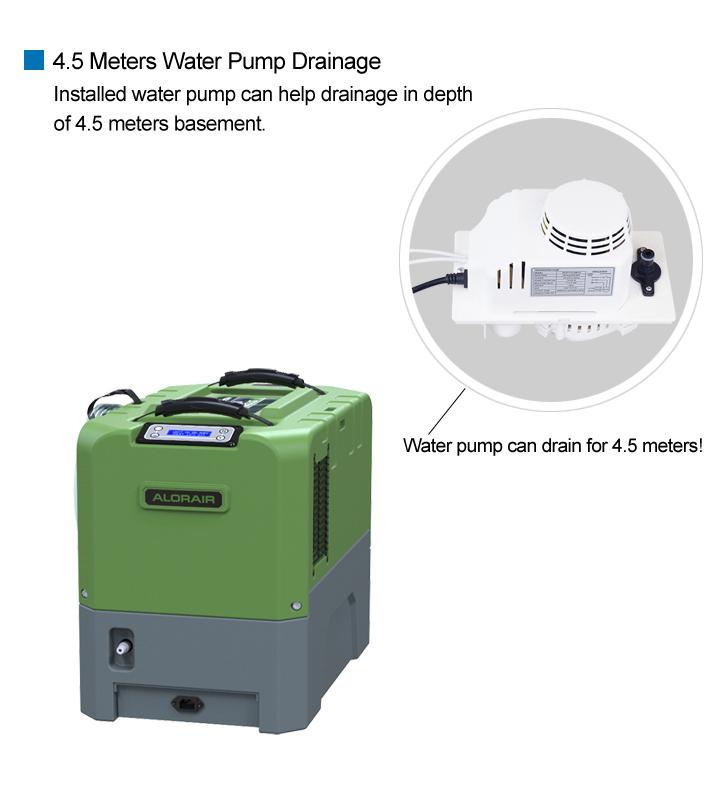 AlorAir Storm LGR Extreme 85 Pint Commercial Dehumidifier for Water Damage Restoration & Mold Prevention - Ideal for Basements, Construction Sites, and Flood Cleanup