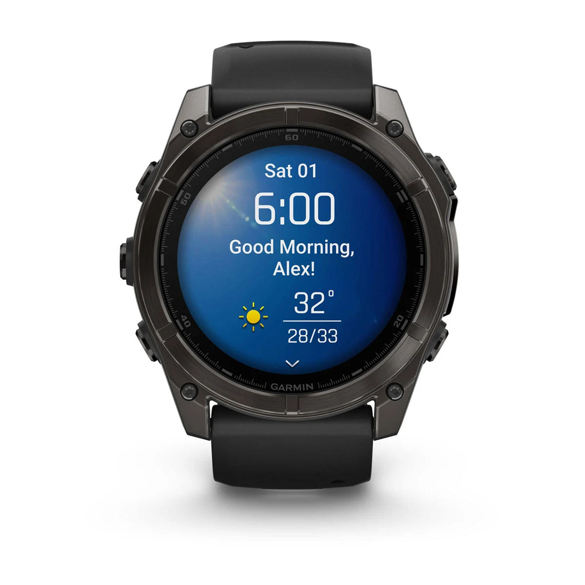 Garmin Fenix 8 AMOLED 51mm GPS Smart Watch - Multisport Fitness Tracker with Heart Rate Monitor, Sleep Tracking & Waterproof Design - Perfect for Running, Hiking & Outdoor Adventures