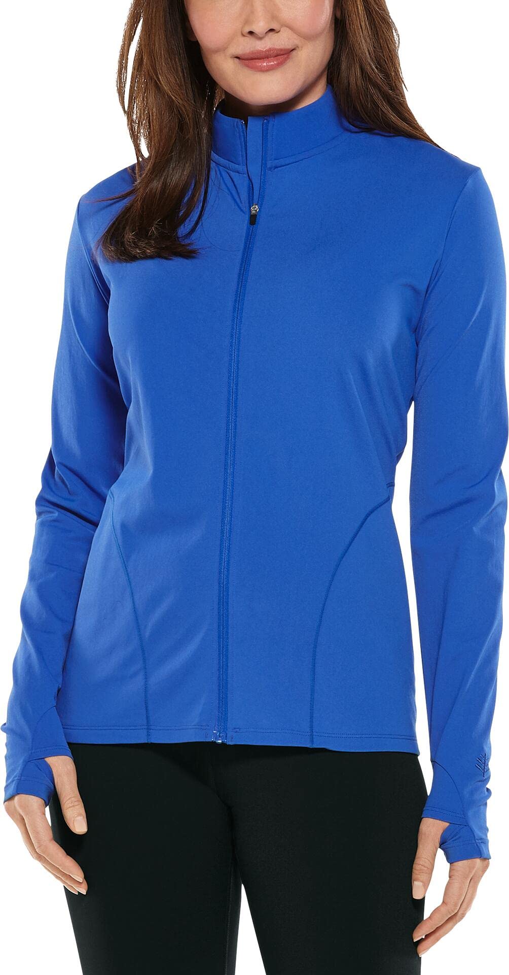 Coolibar UPF 50+ Women's Helani Waterproof Sun Protective Jacket - Lightweight UV Protection for Swimming, Boating & Outdoor Activities