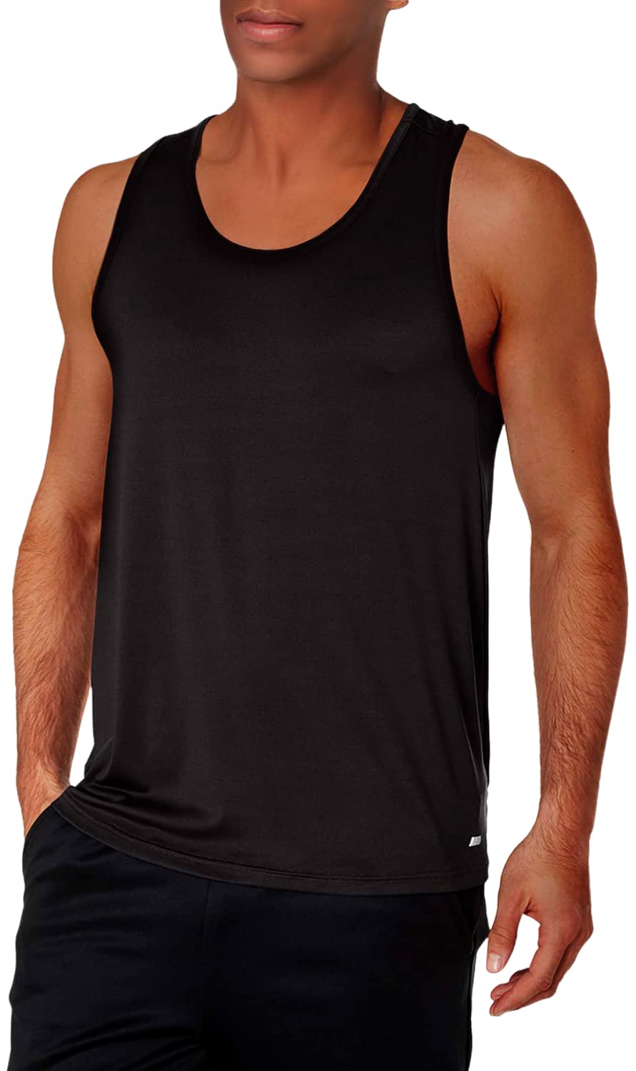 Amazon Essentials Men's Tech Stretch Tank Top - Breathable Quick-Dry Performance Shirt for Gym, Running & Workout - Lightweight Athletic Sleeveless Top for Active Lifestyles