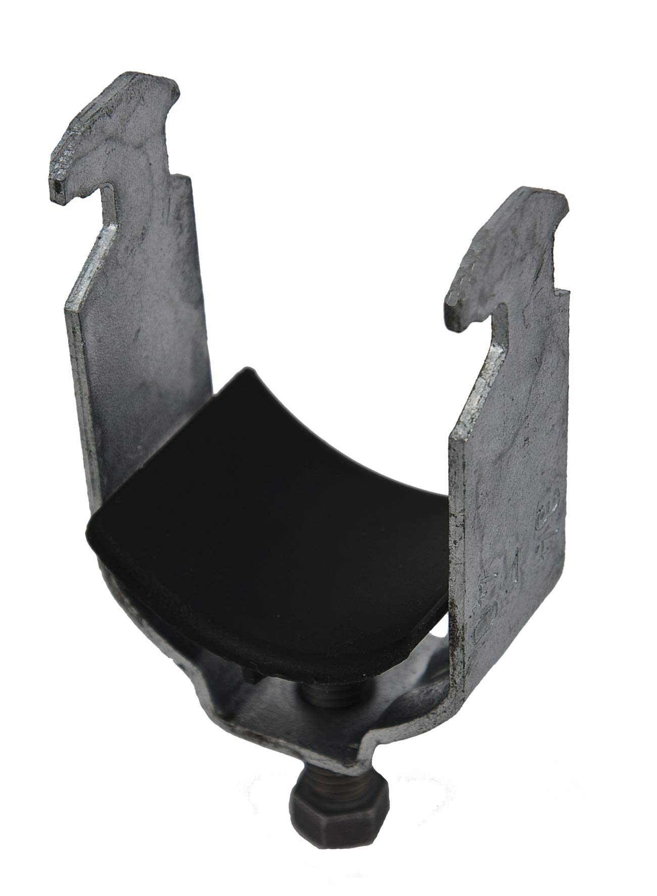 Don Quichotte 904038 Bracket Clamp with Hammer Head Foot 22-28mm - Black & Grey (Pack of 100) - Heavy Duty Fastener for Woodworking, Metalworking, and DIY Projects