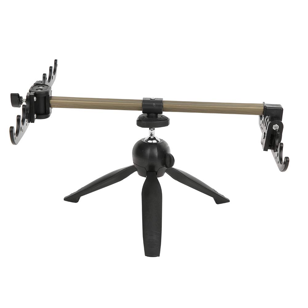 Stainless Steel Ice Fishing Rod Holder with Multiple Slots - Adjustable Tripod Stand for Ice Fishing - Perfect Gift for Fishing Enthusiasts - Ideal for Ice Fishing, Winter Angling, and Outdoor Fishing Adventures