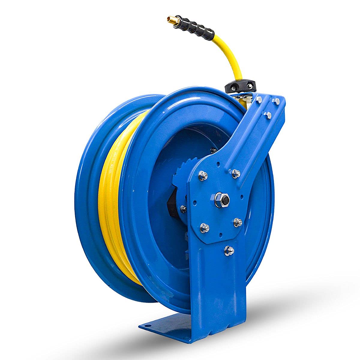 Oil Shield 18ga. Heavy Duty Retractable Air Hose Reel - 3/8
