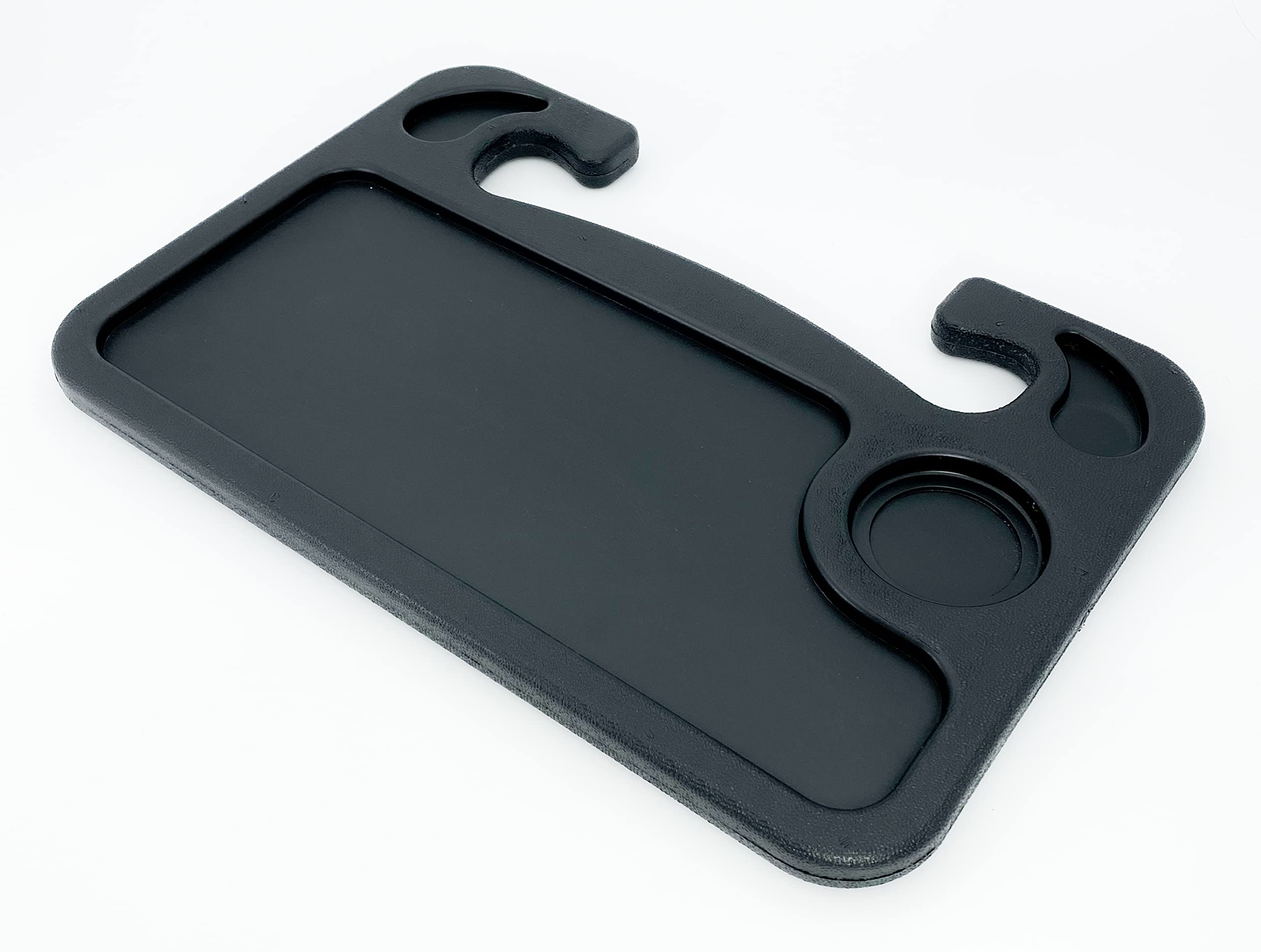 Universal Multi-Functional Car Steering Wheel Tray - Double-Sided Travel Desk for Eating, Working, Laptop, Tablet & iPad - Fits Most Vehicles - Perfect for Road Trips, Commuting & Office on the Go