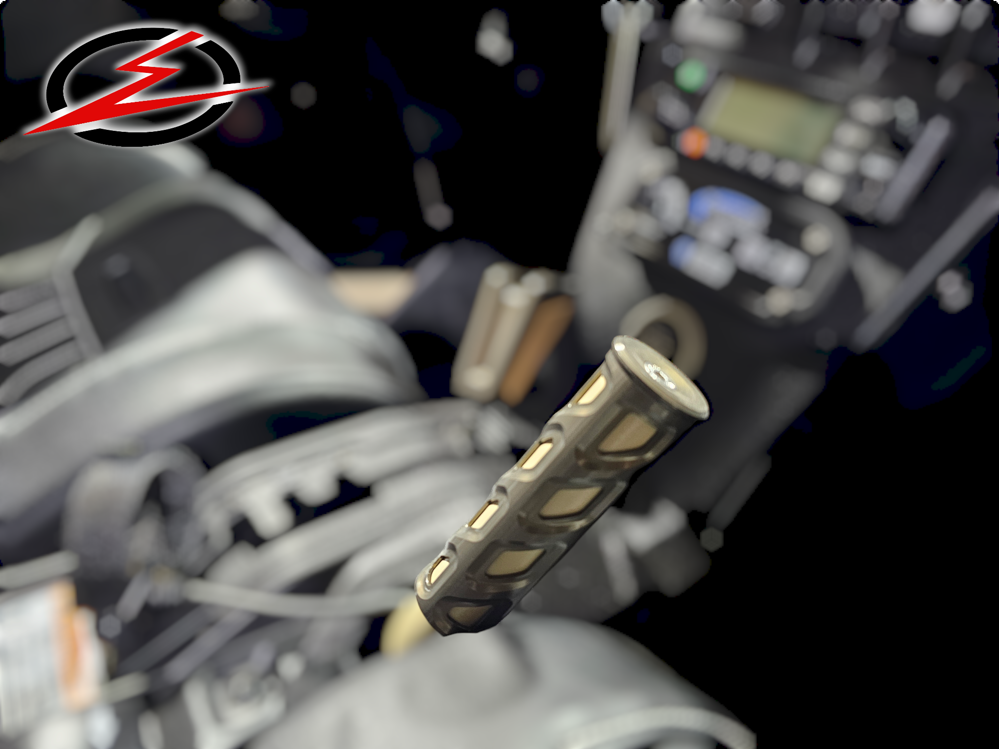 2017-2024 Can-Am Maverick X3 EOD Grab Handle - Anodized Gun Metal Finish - Heavy Duty Off-Road Accessory for UTV & Side-by-Side Vehicles - Perfect for Trail Riding, Dune Bashing & Off-Road Adventures