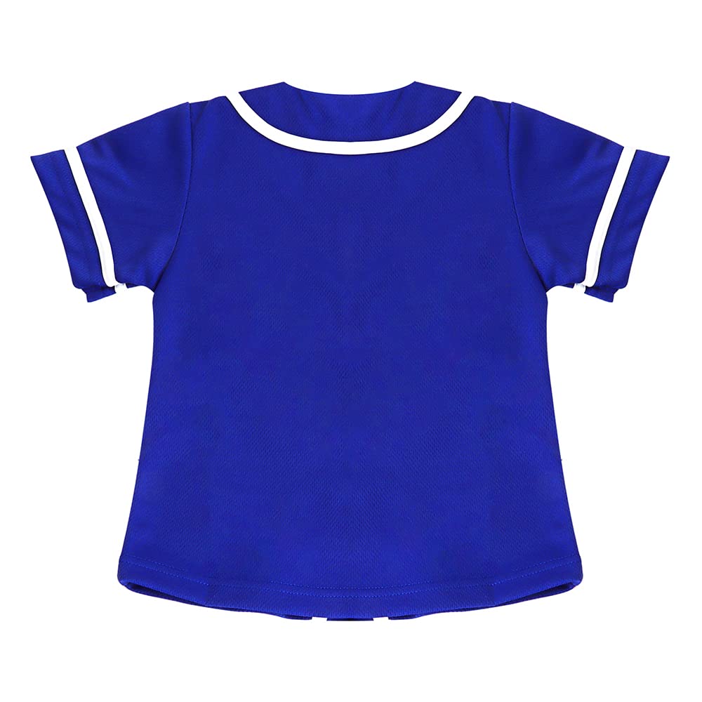 TopTie Boys Baseball Jersey - Kids Button Down Jersey T-Shirt for Baseball & Softball | Comfortable Youth Athletic Wear for Games, Practice & Team Uniforms