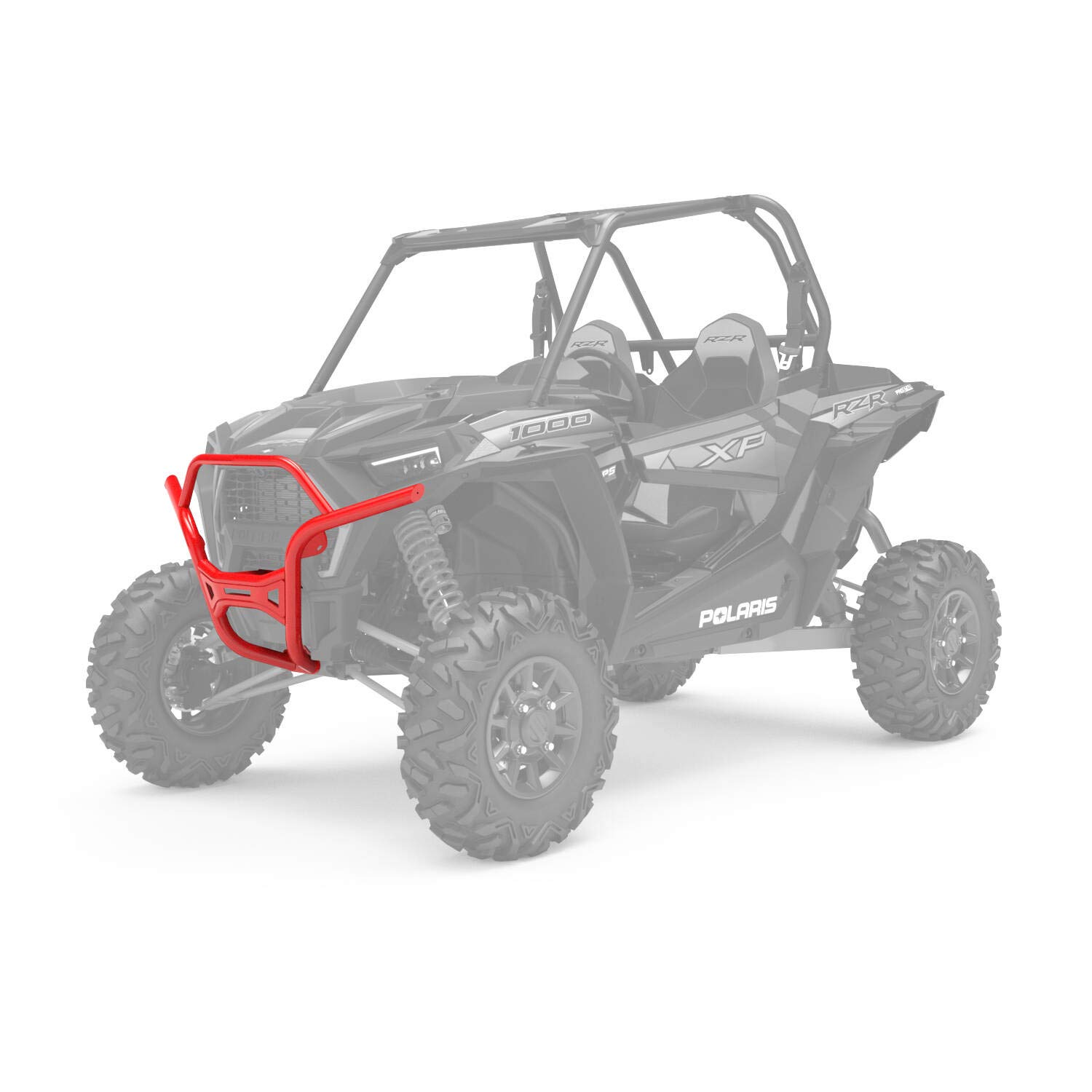 Polaris Off-Road Front Low Profile Bumper for RZR, Ranger & General - Heavy Duty Steel Construction - Perfect for Trail Riding, Mudding & Off-Road Adventures