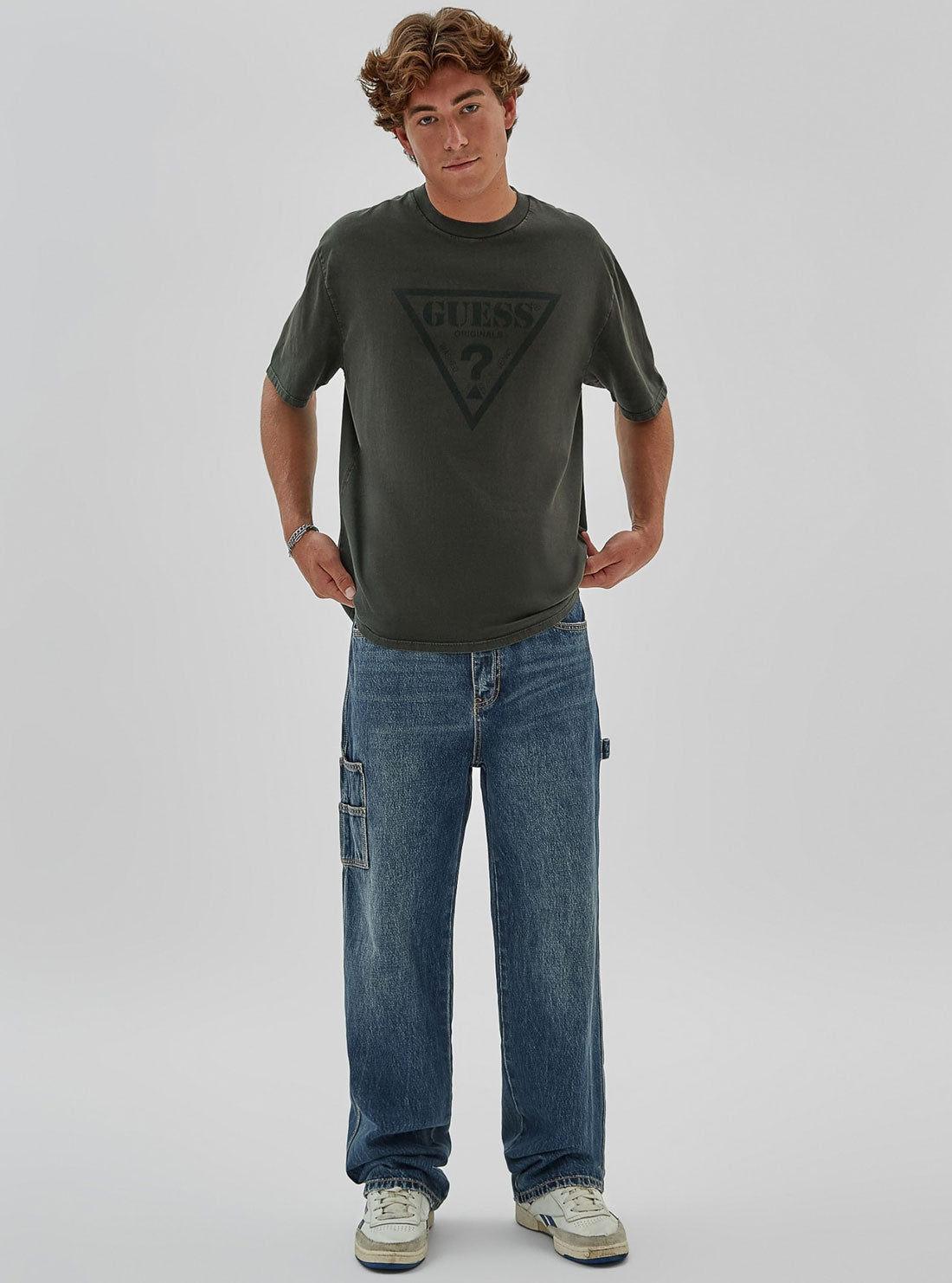 Guess Originals Men's Short Sleeve T-Shirt - Casual Cotton Tee for Everyday Wear | Perfect for Street Style, Outings & Relaxing at Home
