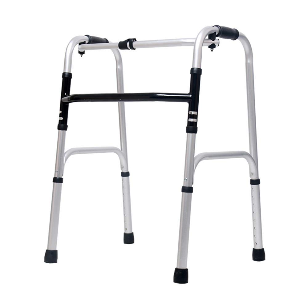 Lightweight Adjustable Rollator Walker for Seniors & Elderly - Foldable Walking Frame with Removable Accessories for Indoor & Outdoor Mobility, Rehabilitation & Stability Support
