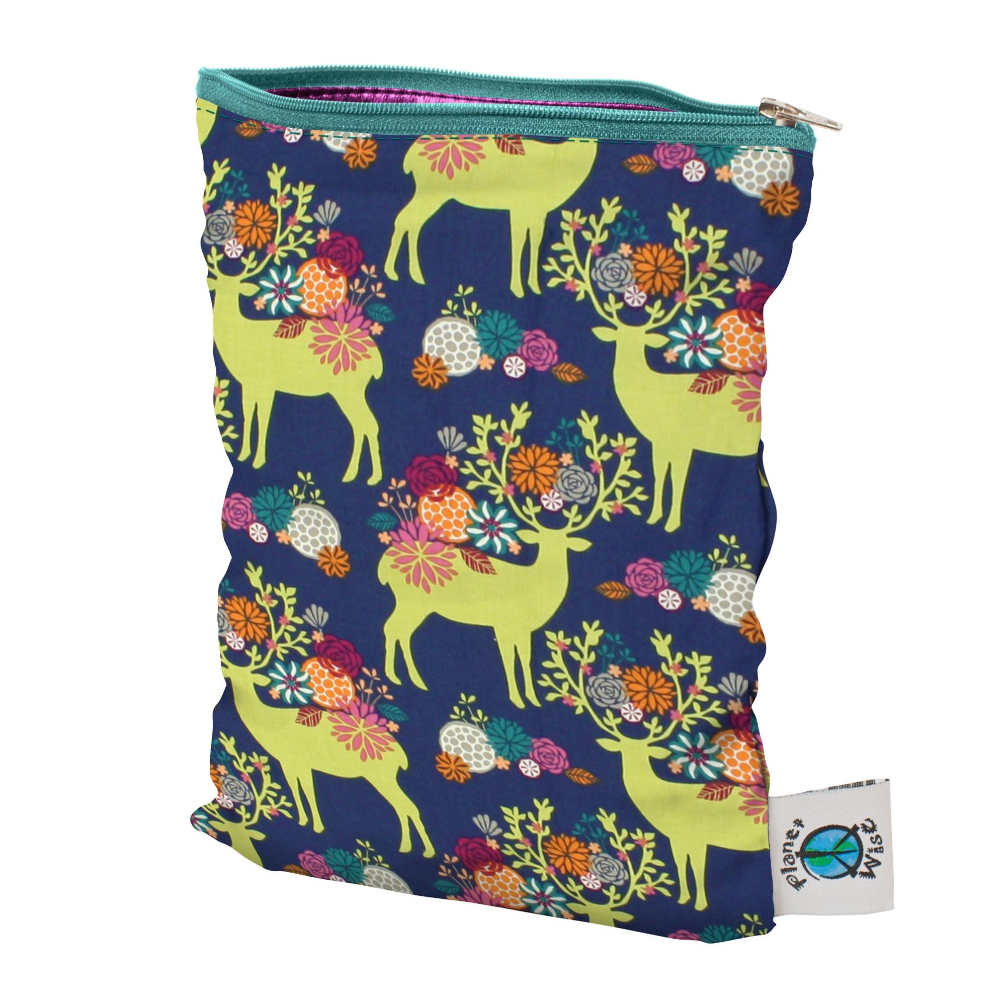 Planet Wise Small Wet Bag - Waterproof & Reusable for Diapers, Swimsuits & Gym Clothes - Perfect for Daycare, Beach & Travel